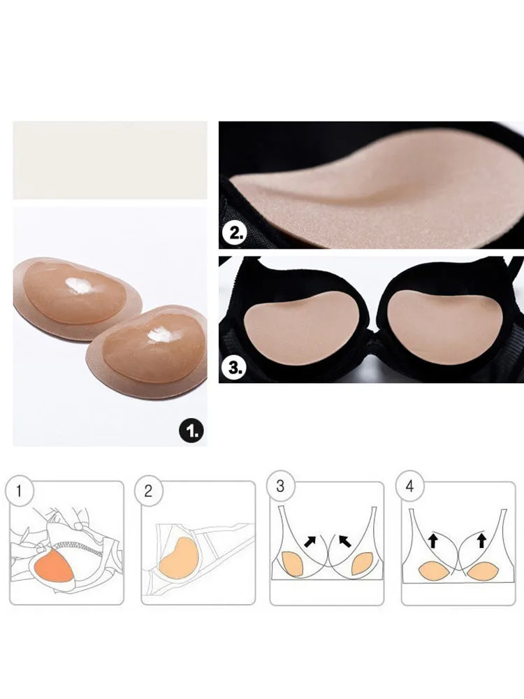 3-Pack Women's Swimsuit Bikini Set Padded Push Up Bra Chest Pad