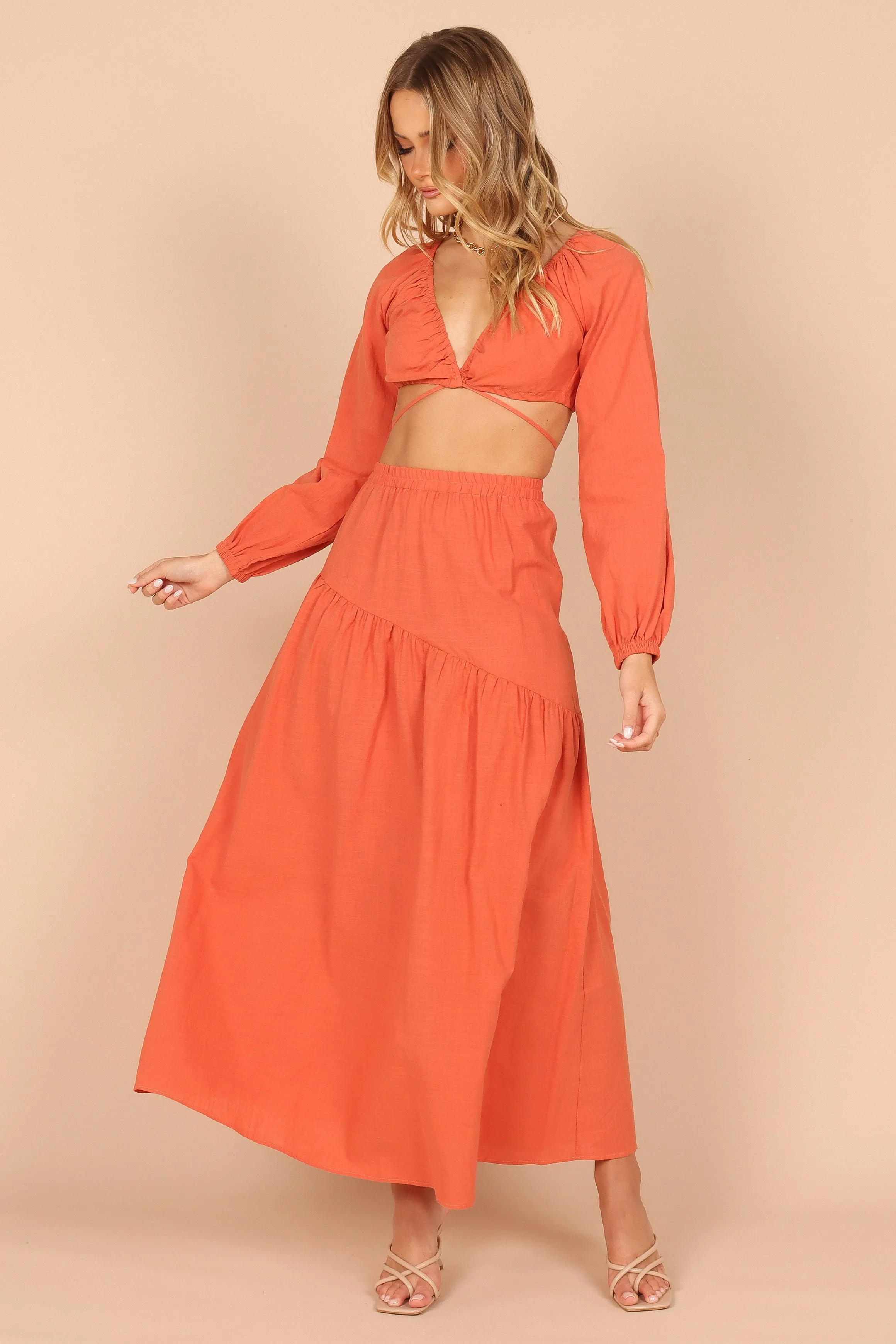 Addison Two Piece Set - Rust