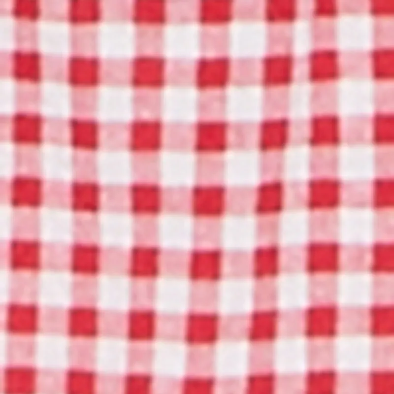 Almost Famous Gingham Ruffled Mini Skirt