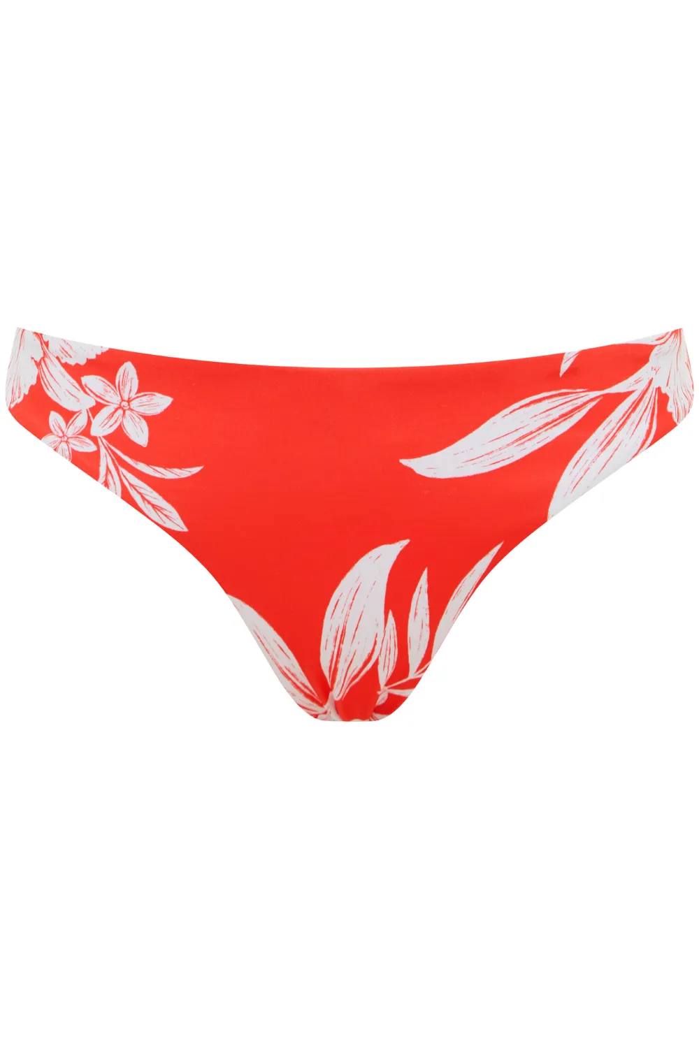 Aloha Cheeky Bikini Bottom in Flame