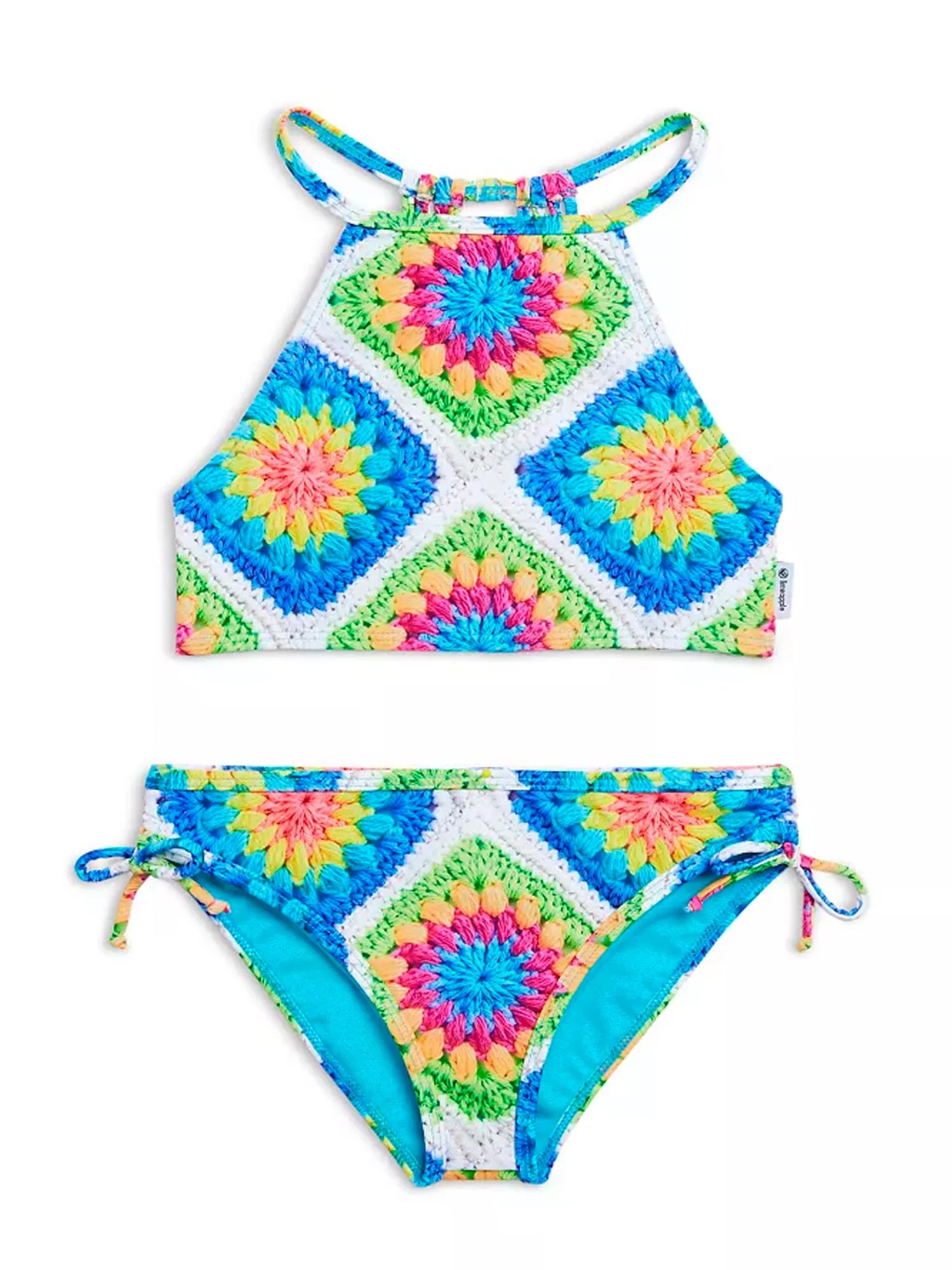 Aolani Printed Two Piece Swimsuit