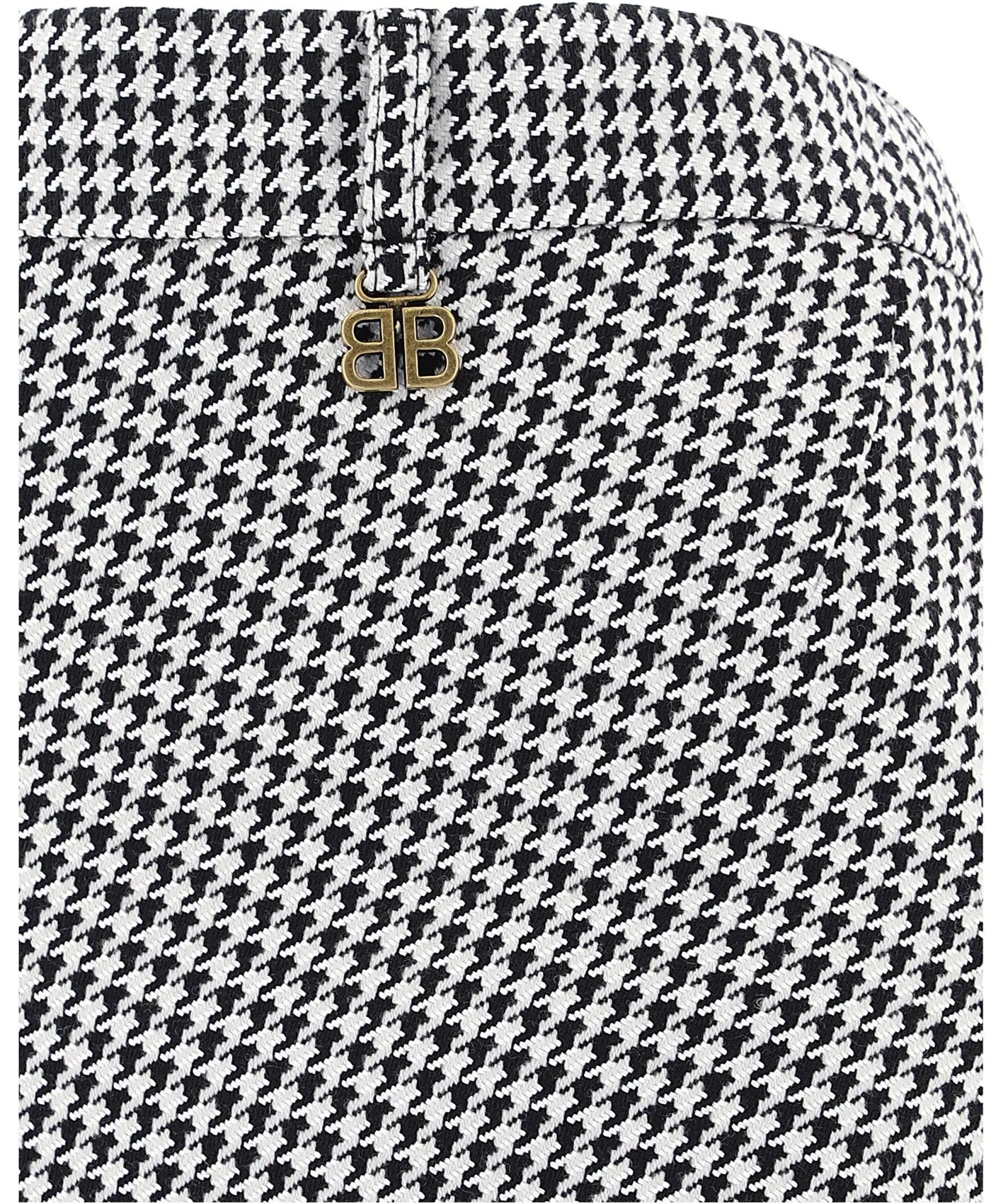 Balenciaga Houndstooth Wrap Skirt