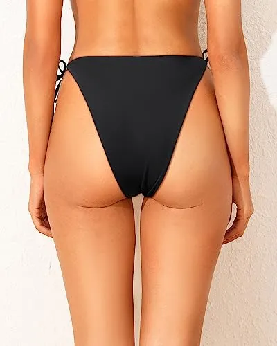Brazilian cut Thong String Tie Bikini Bottoms Swimwear