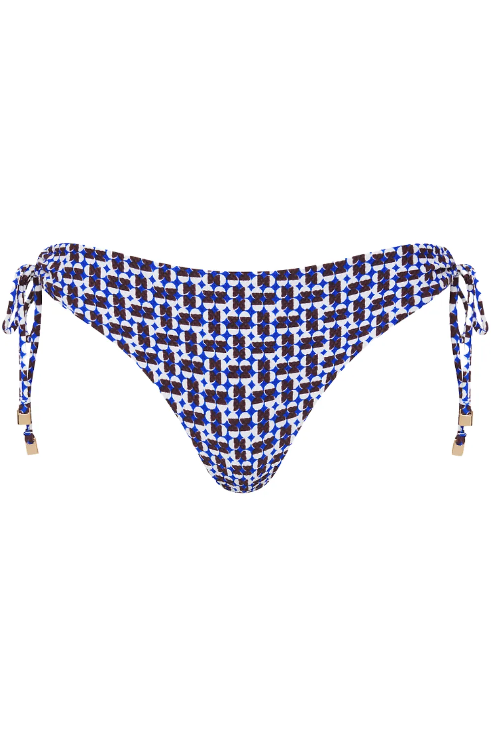 Coast Cheeky Tie Side Bikini Bottom in Cobalt