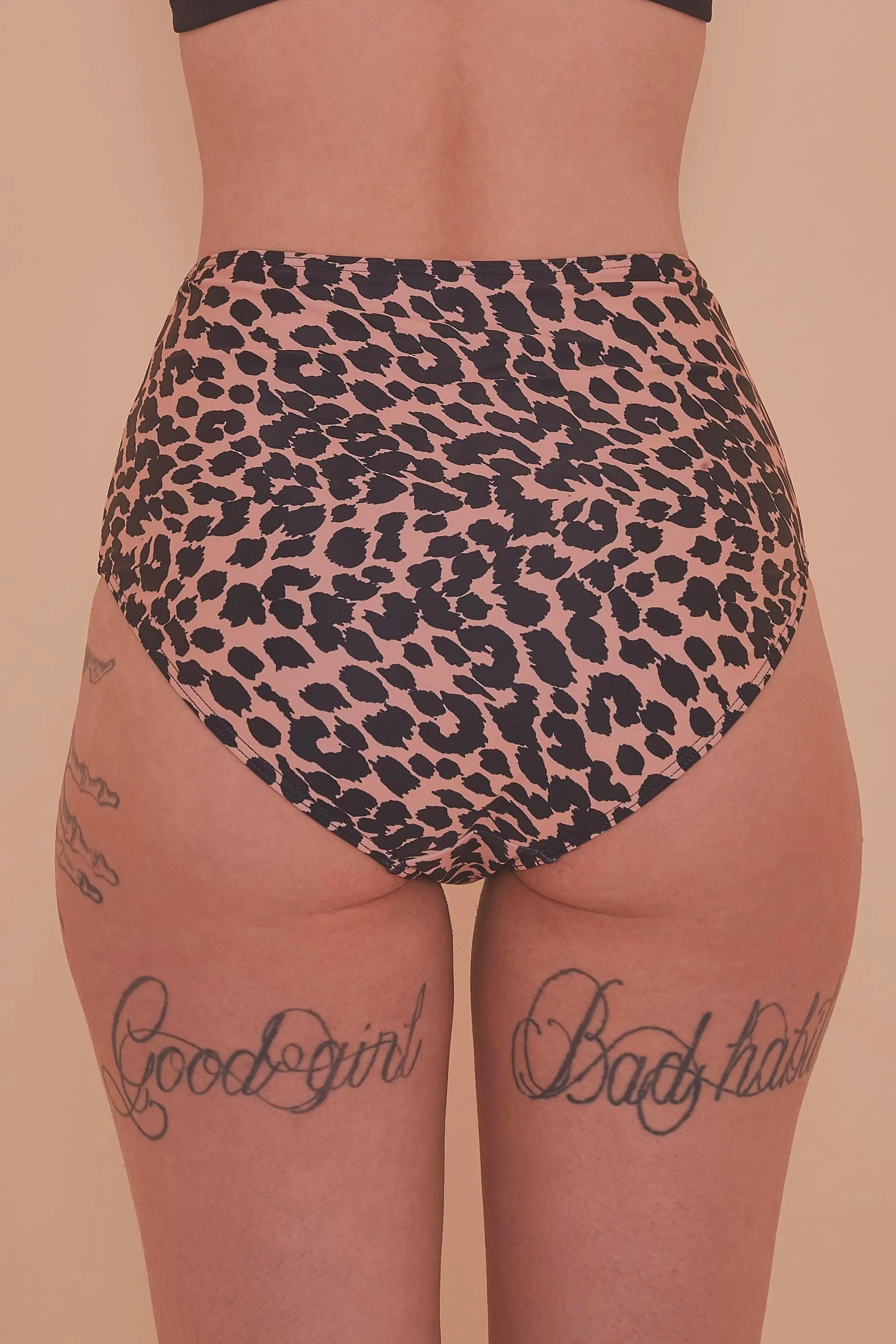 Collectif Leopard High waist brief