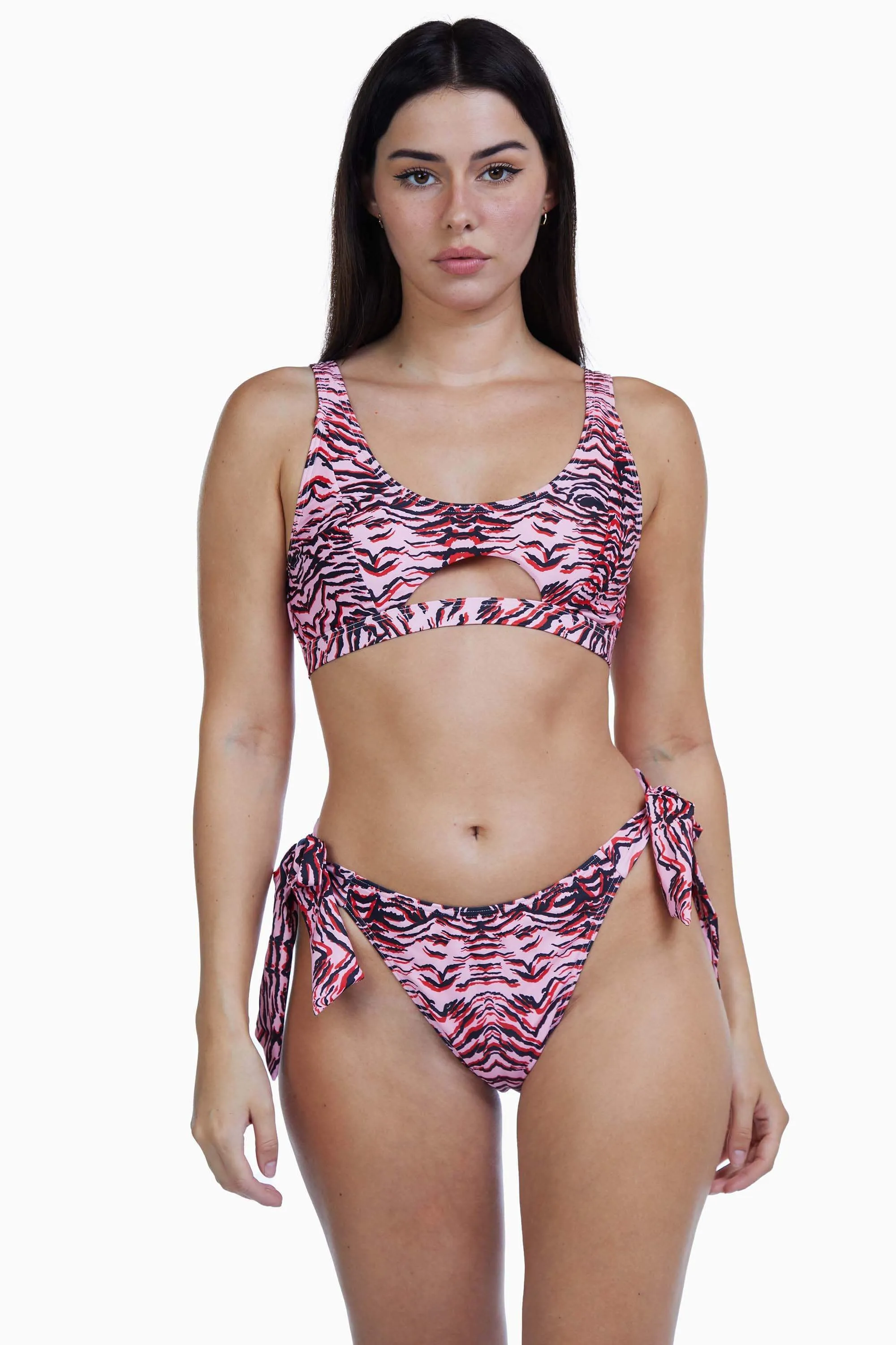 Crop Cut Out Bikini Top