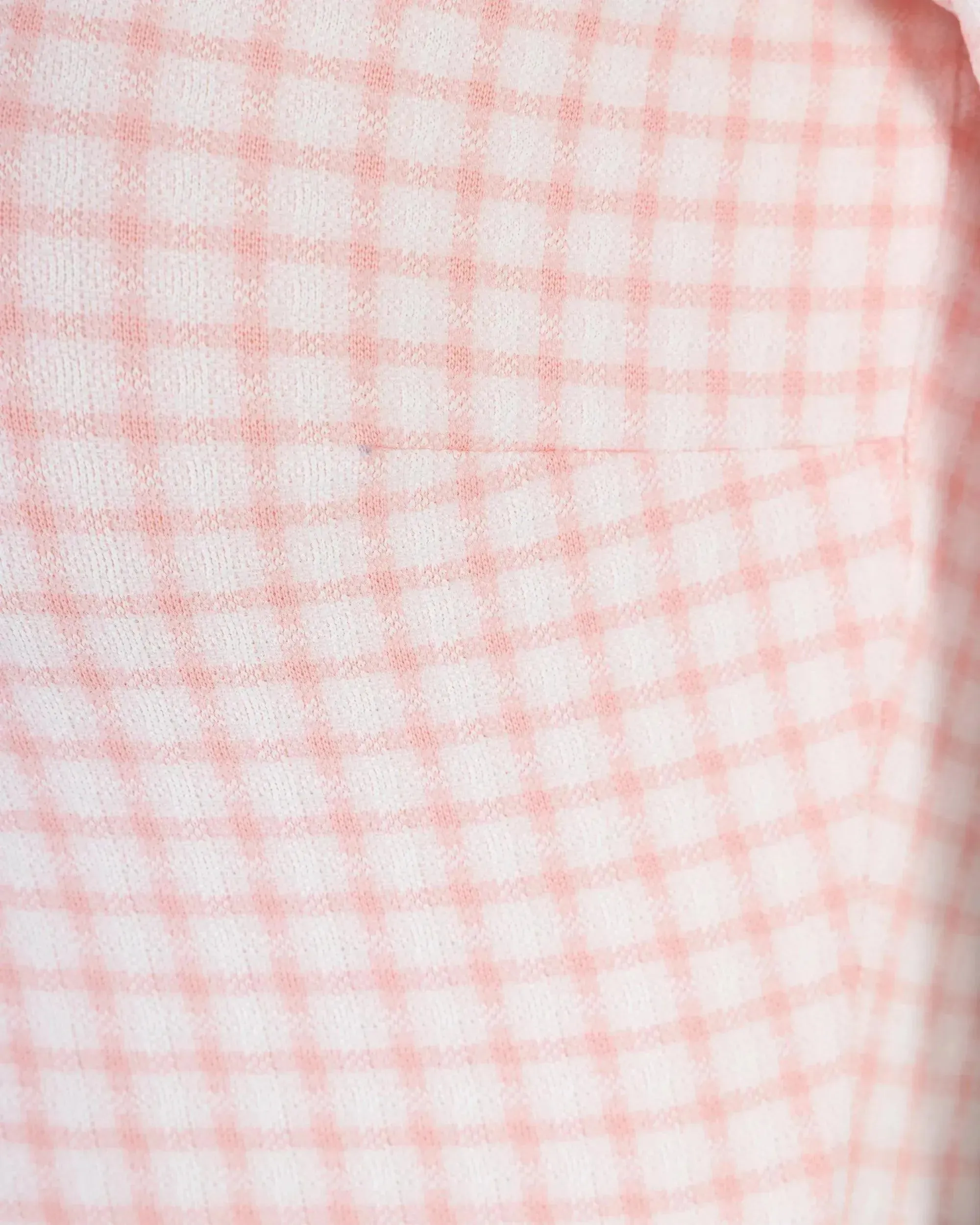 Crop Top Checkered Blouse