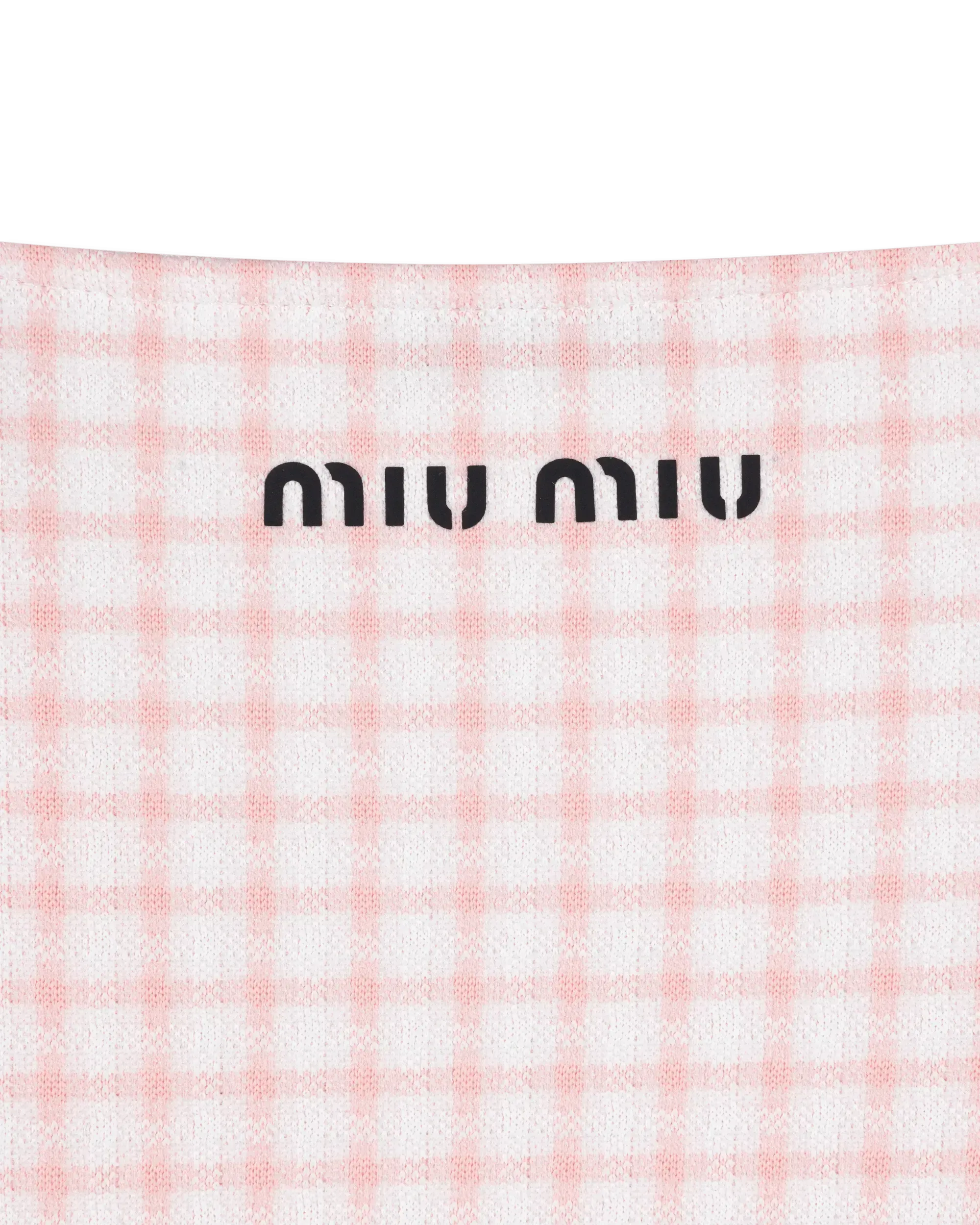 Crop Top Checkered Blouse