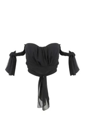 Elisabetta Franchi Sweetheart-Neck Strapless Top