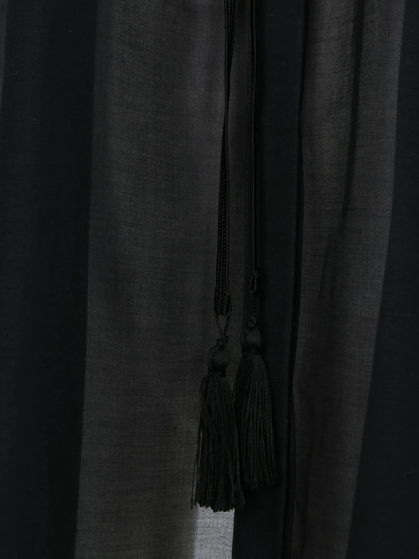Etro Oversized Ruffled Detail Sheer Blouse