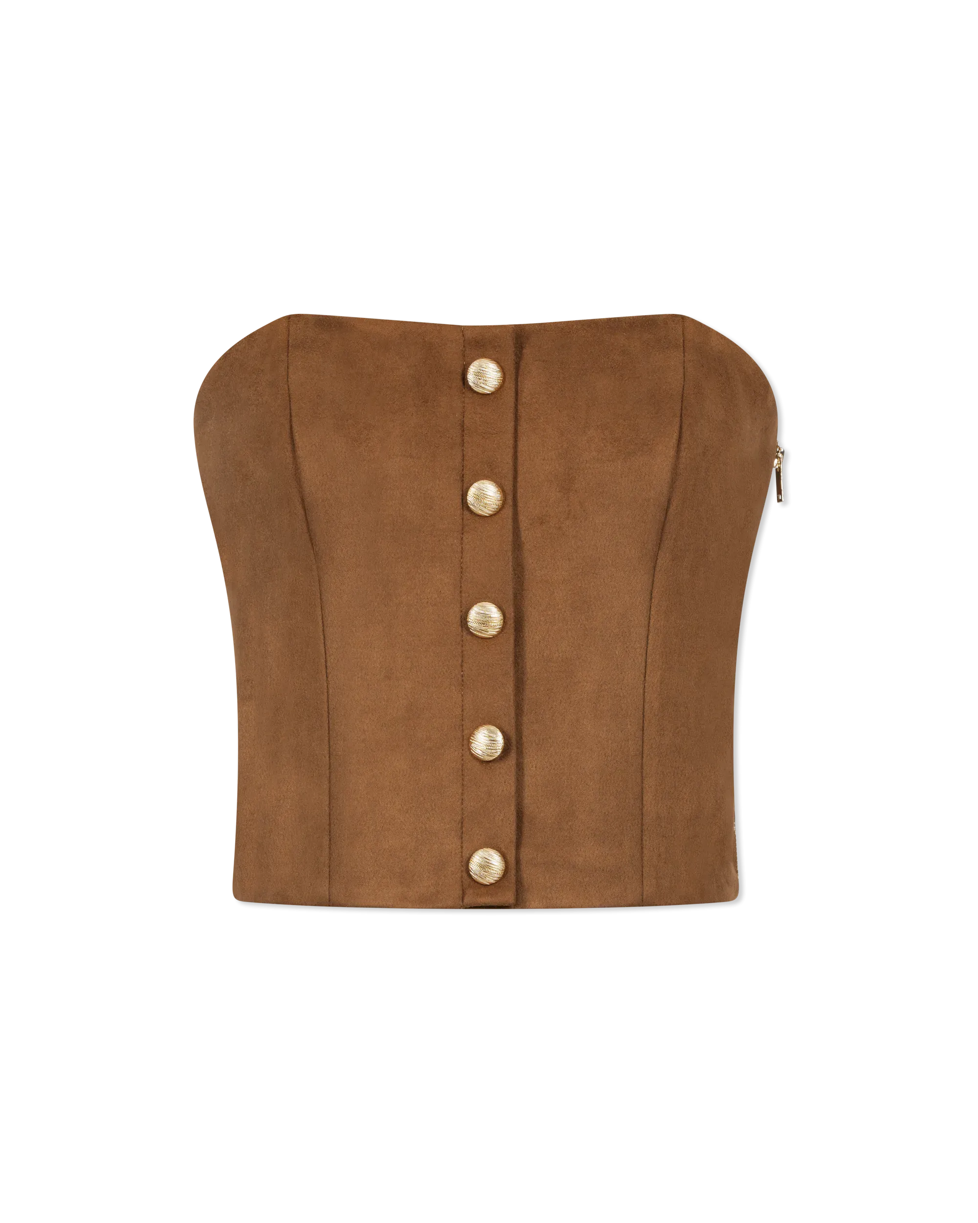 Generation Love Brea Vegan Suede Vestier Top