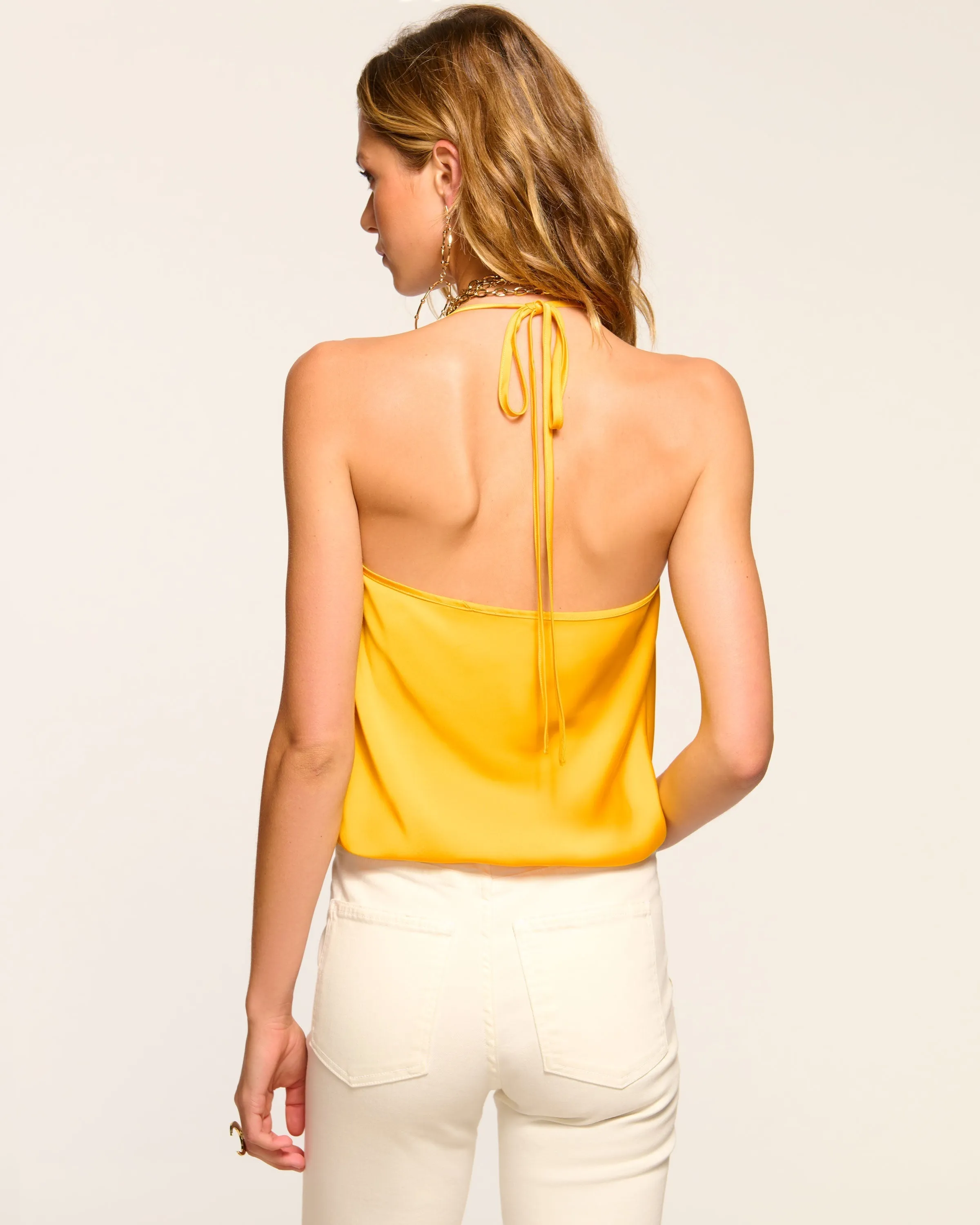 Hettie Cowl Neck Halter Top