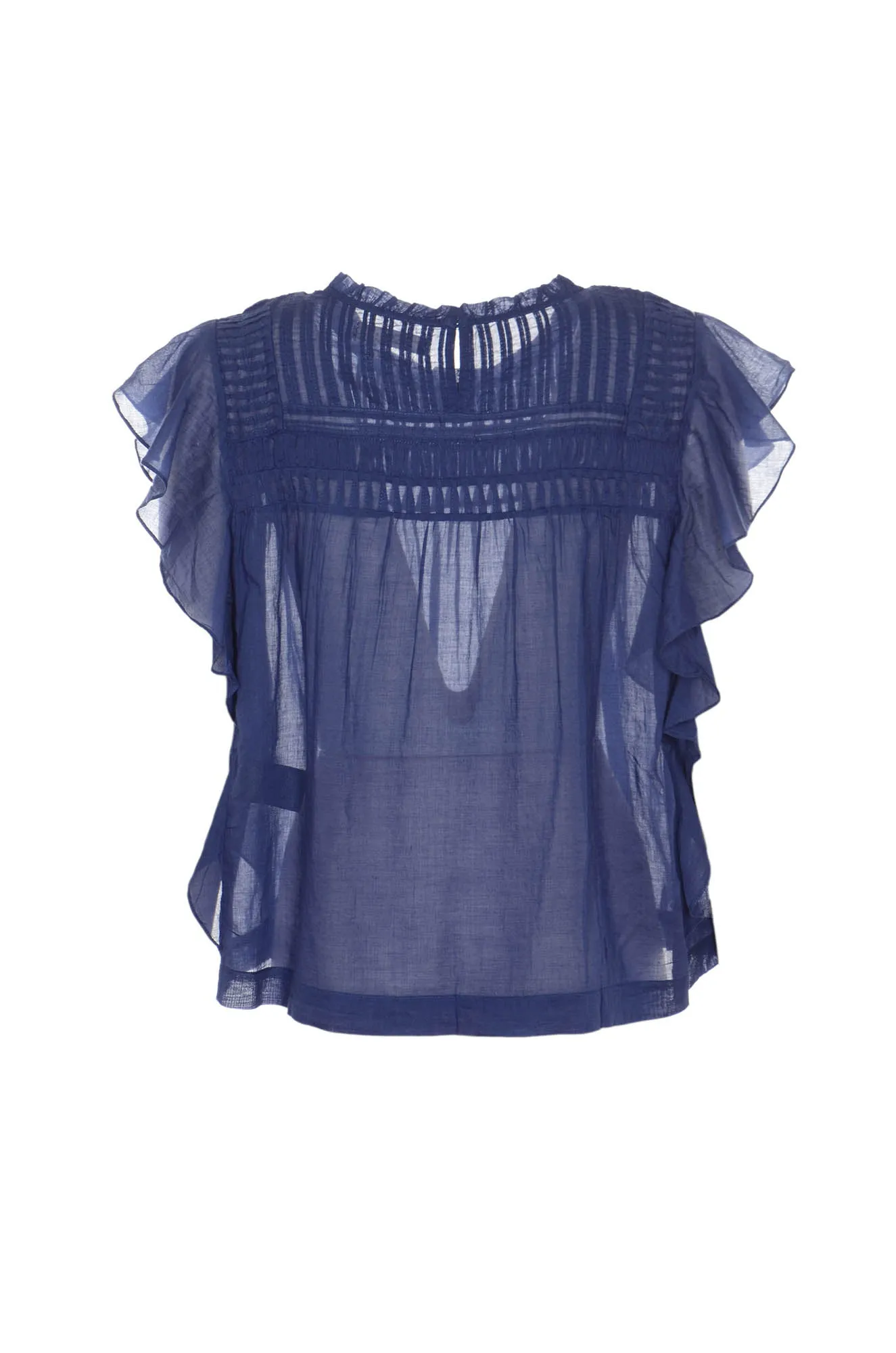 Isabel Marant Étoile Layona Ruffled Sleeveless Top