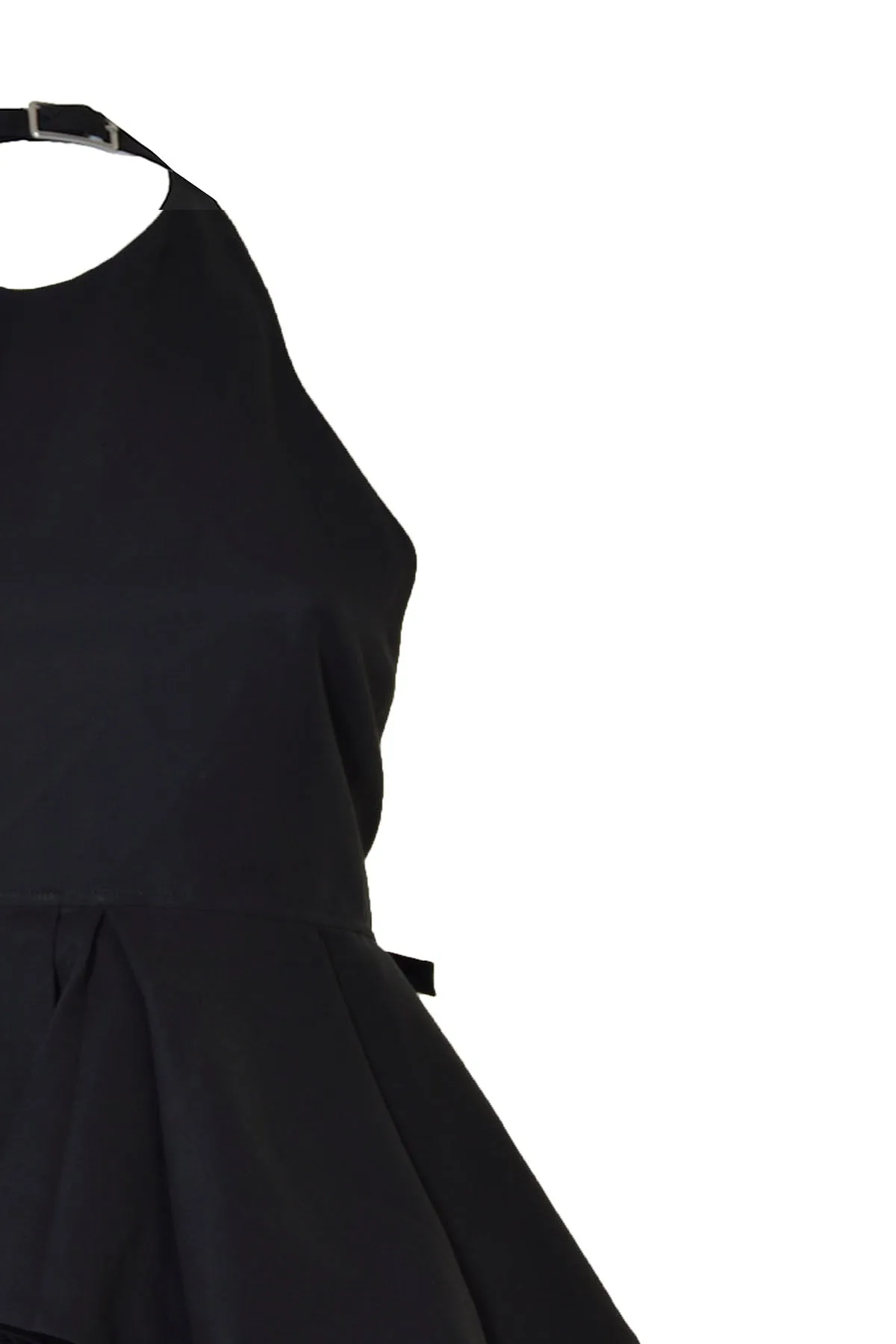 Jil Sander Halter-Neck Ruffled Sleeveless Top