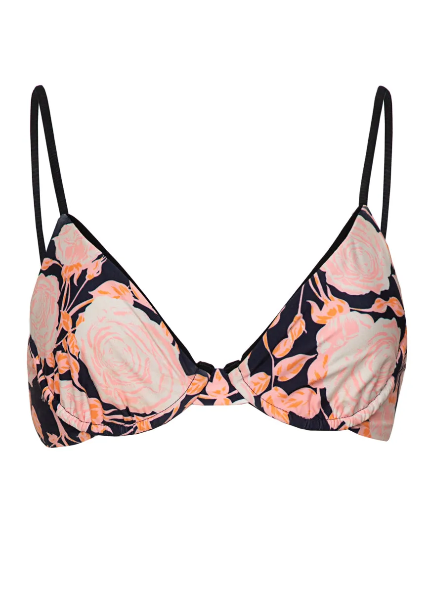 Maaji Rose Petals Dainty Unmolded Underwire Bikini Top