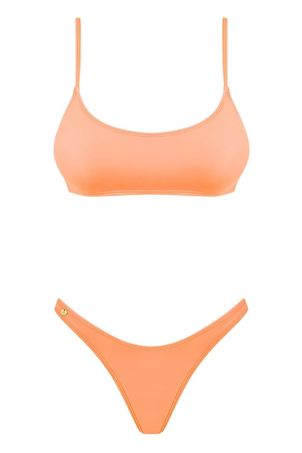 Mexico Beach Bikini Set Coral
