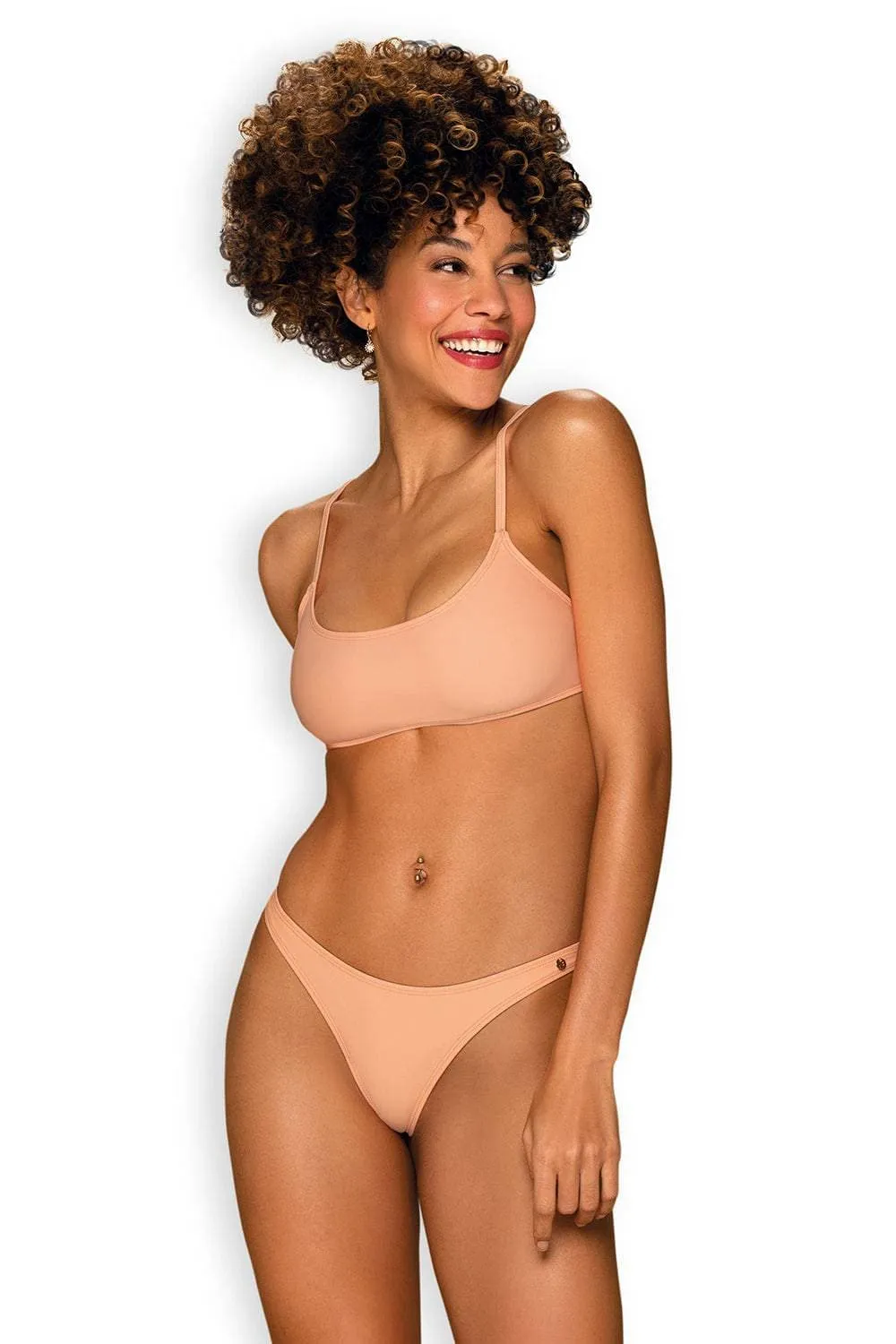 Mexico Beach Bikini Set Coral