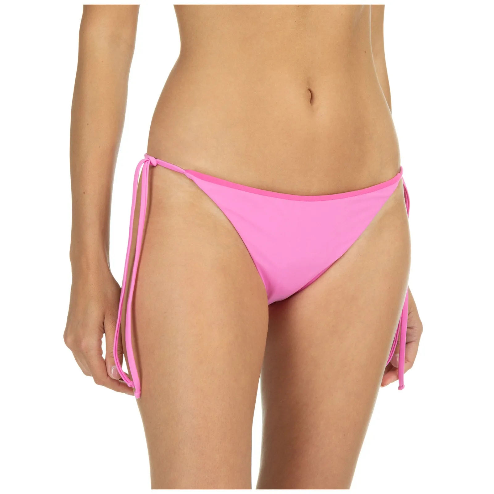 Moschino Logo Printed Tie-Fastening Bikini Bottoms