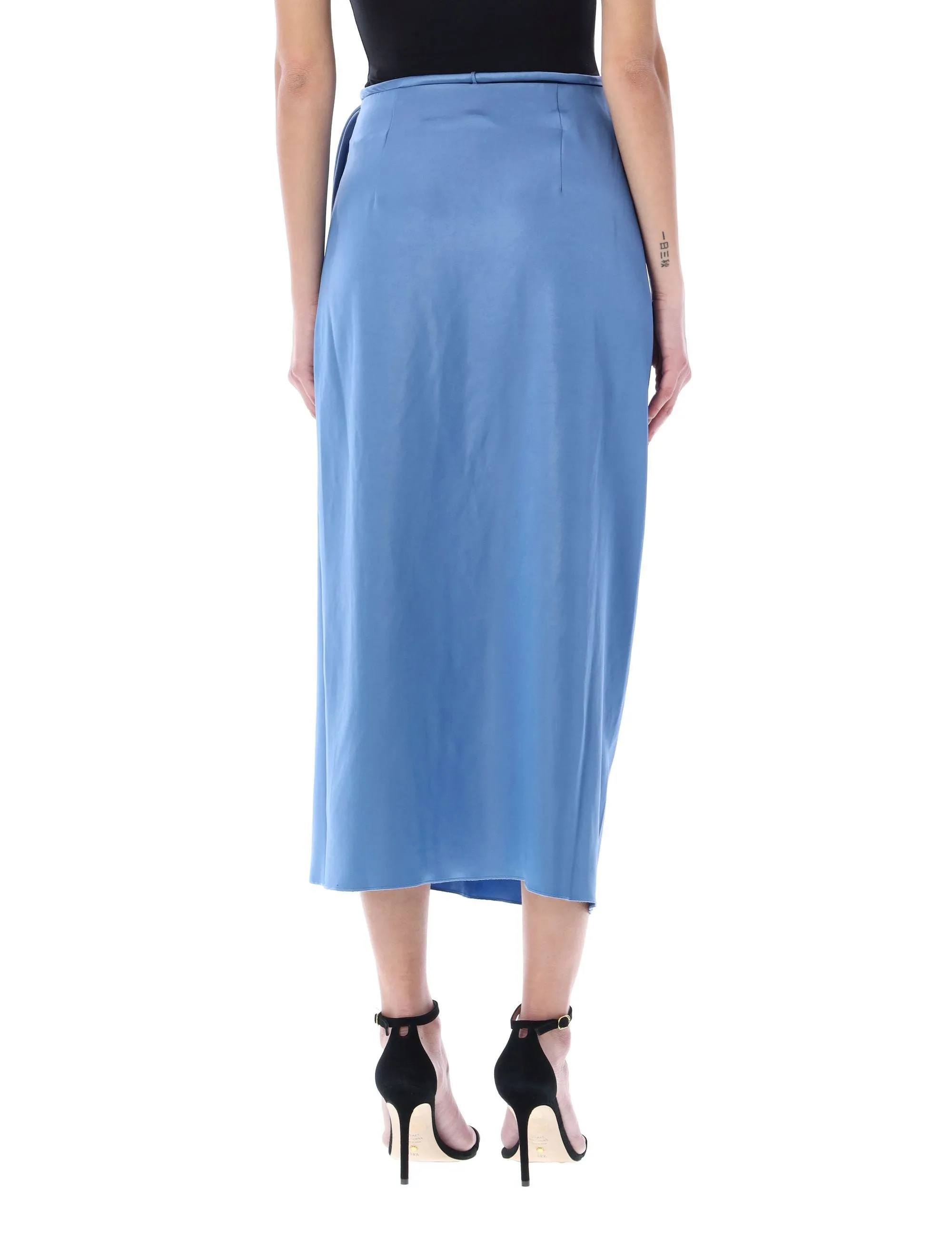 Nanushka Side Tie Wrap Skirt