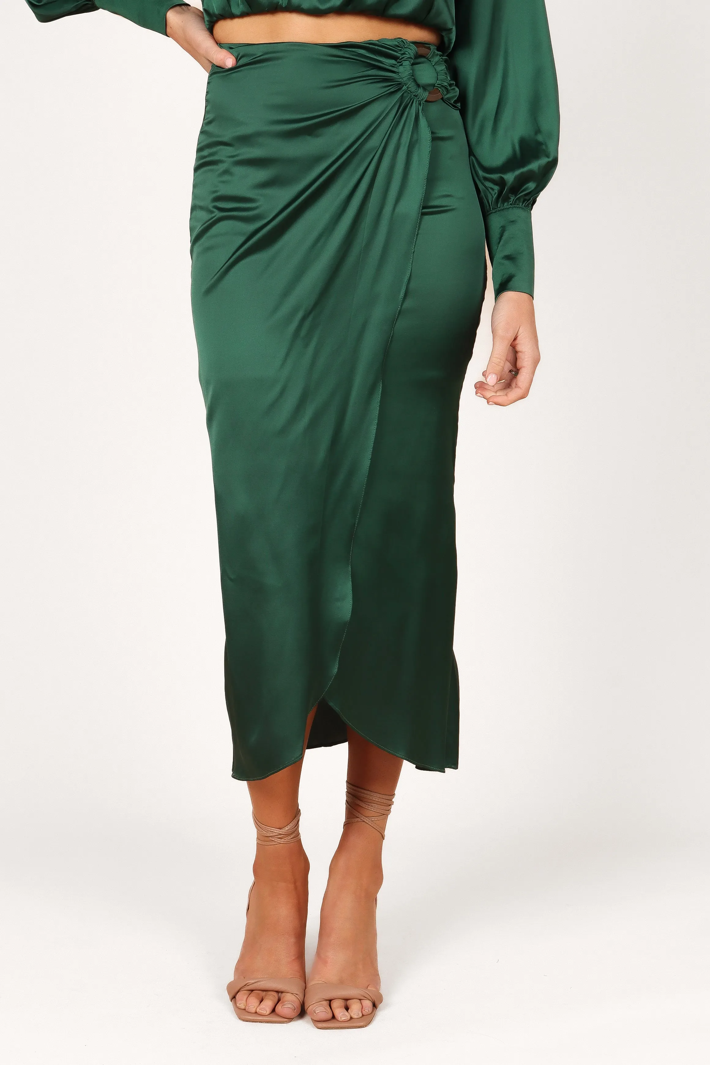 Natasha Two Piece Set - Emerald Green