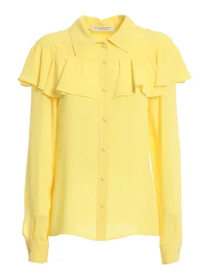 Philosophy Di Lorenzo Serafini Ruffled Button-Down Blouse