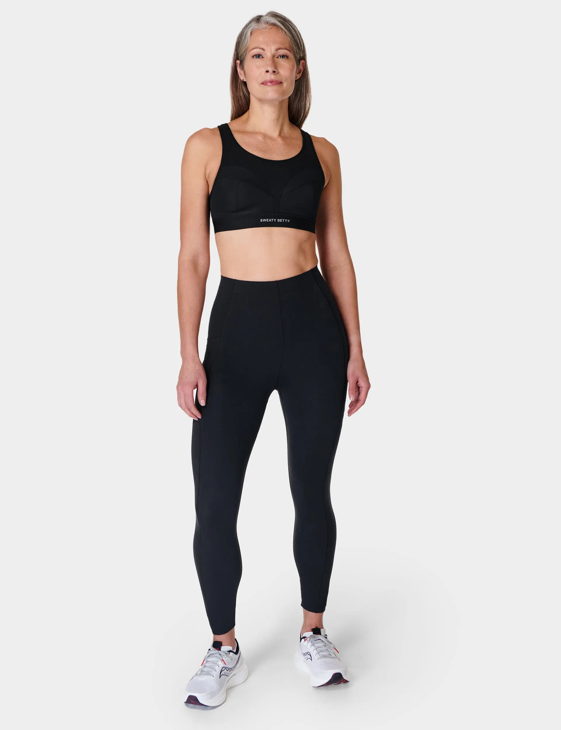 Power Pro Running Bra - Black