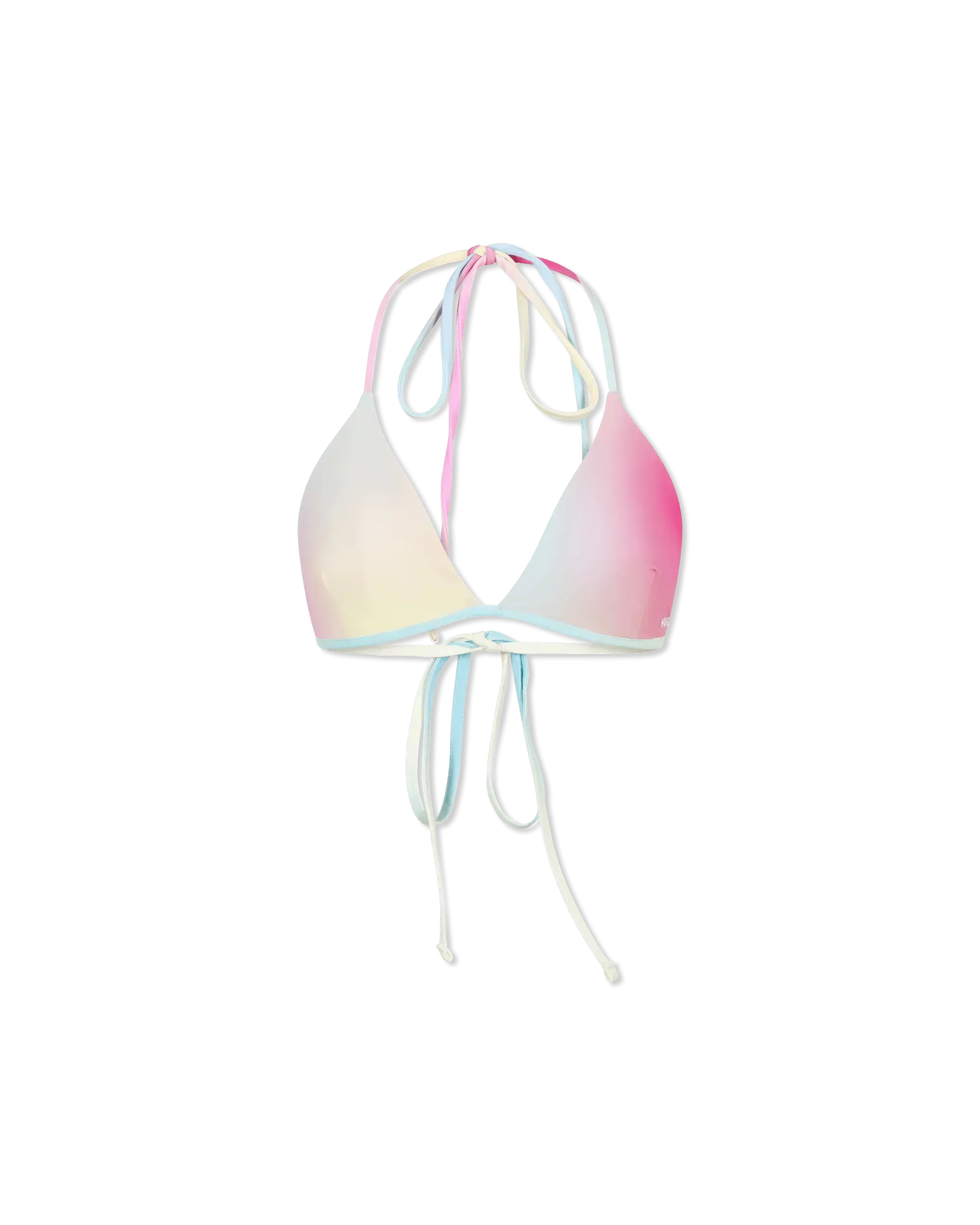 Rainbow Triangle Bikini Top
