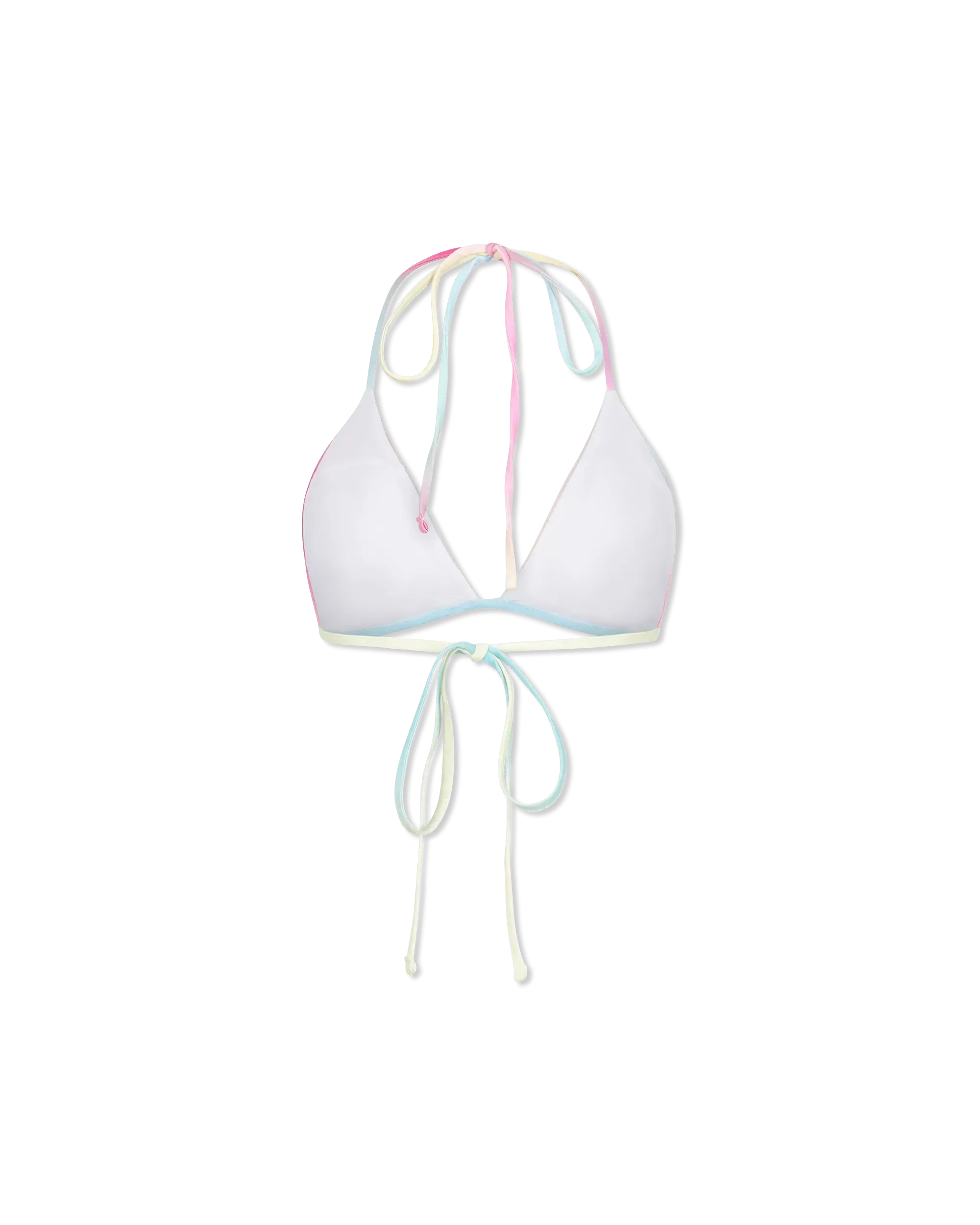 Rainbow Triangle Bikini Top