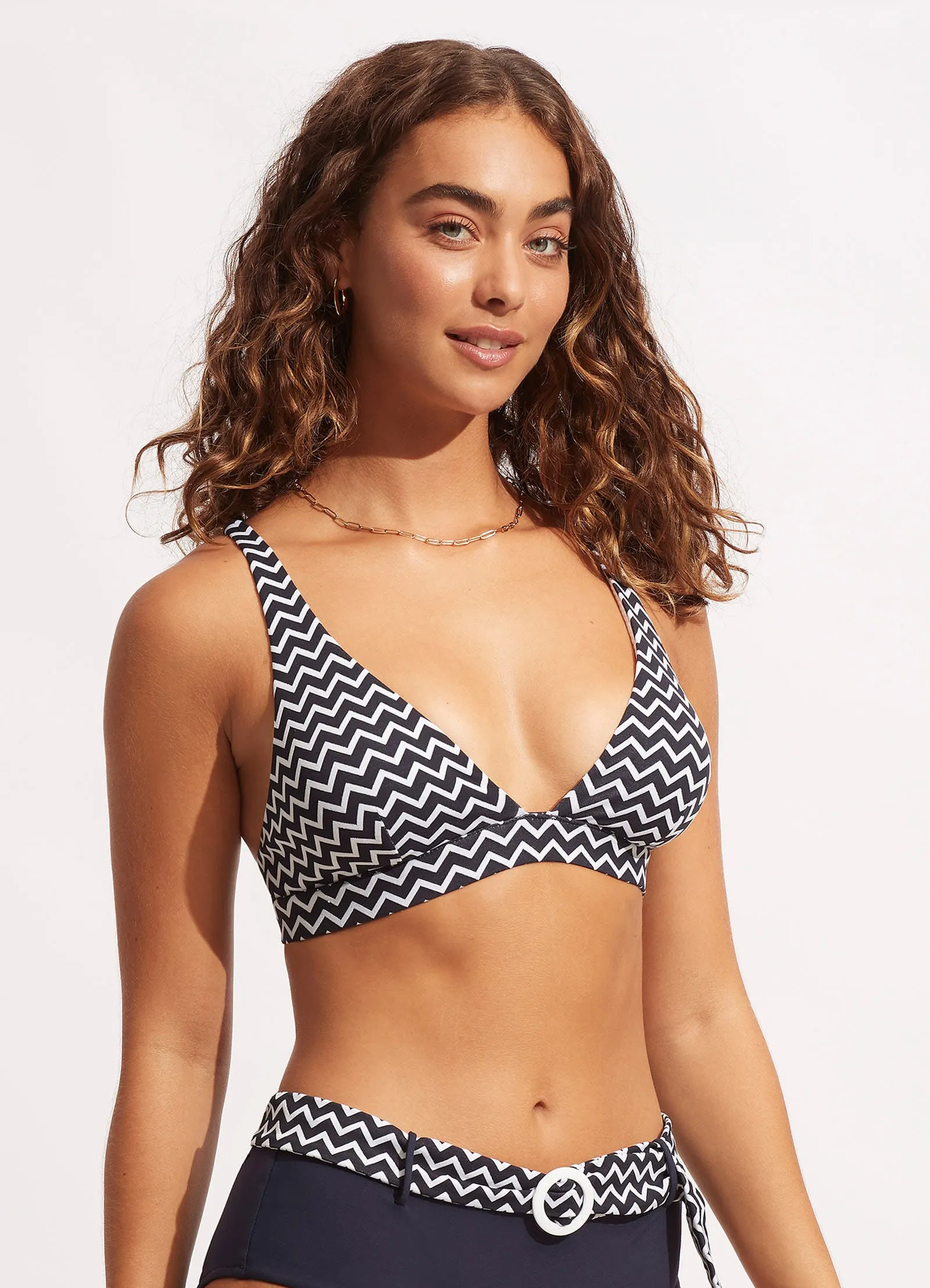 Sienna Longline Tri - True Navy