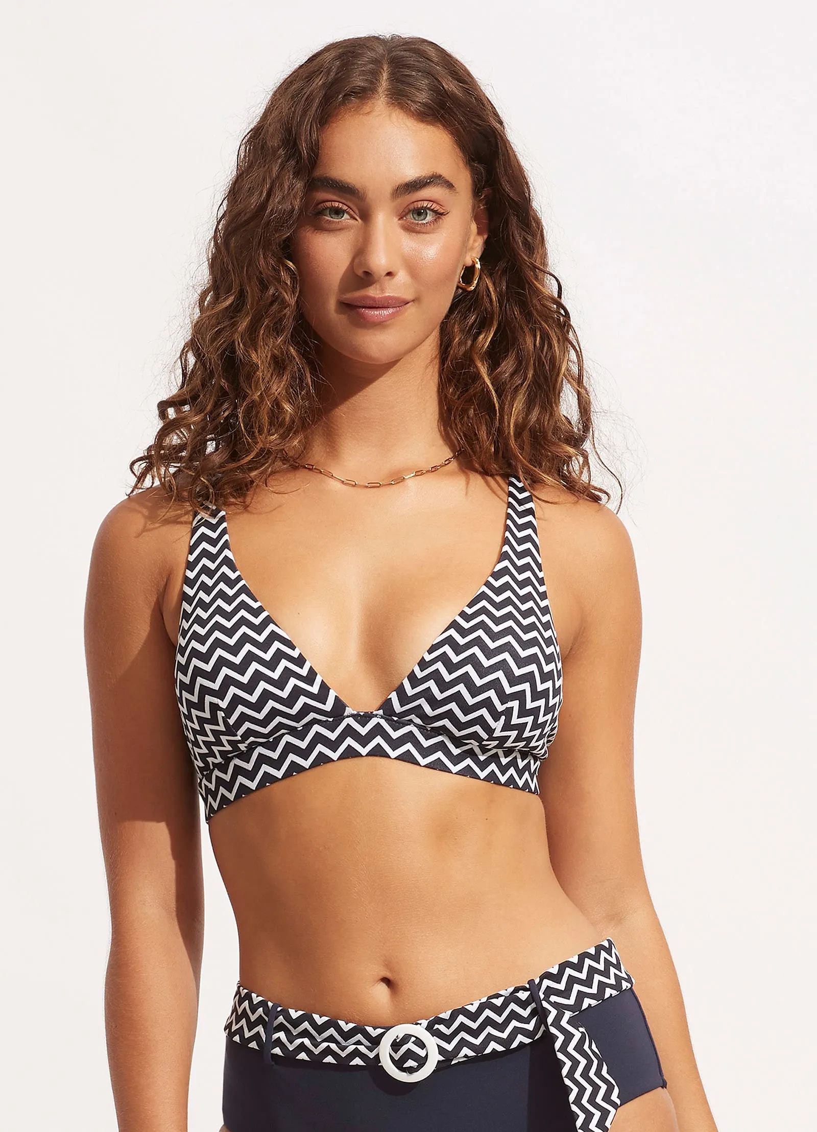 Sienna Longline Tri - True Navy