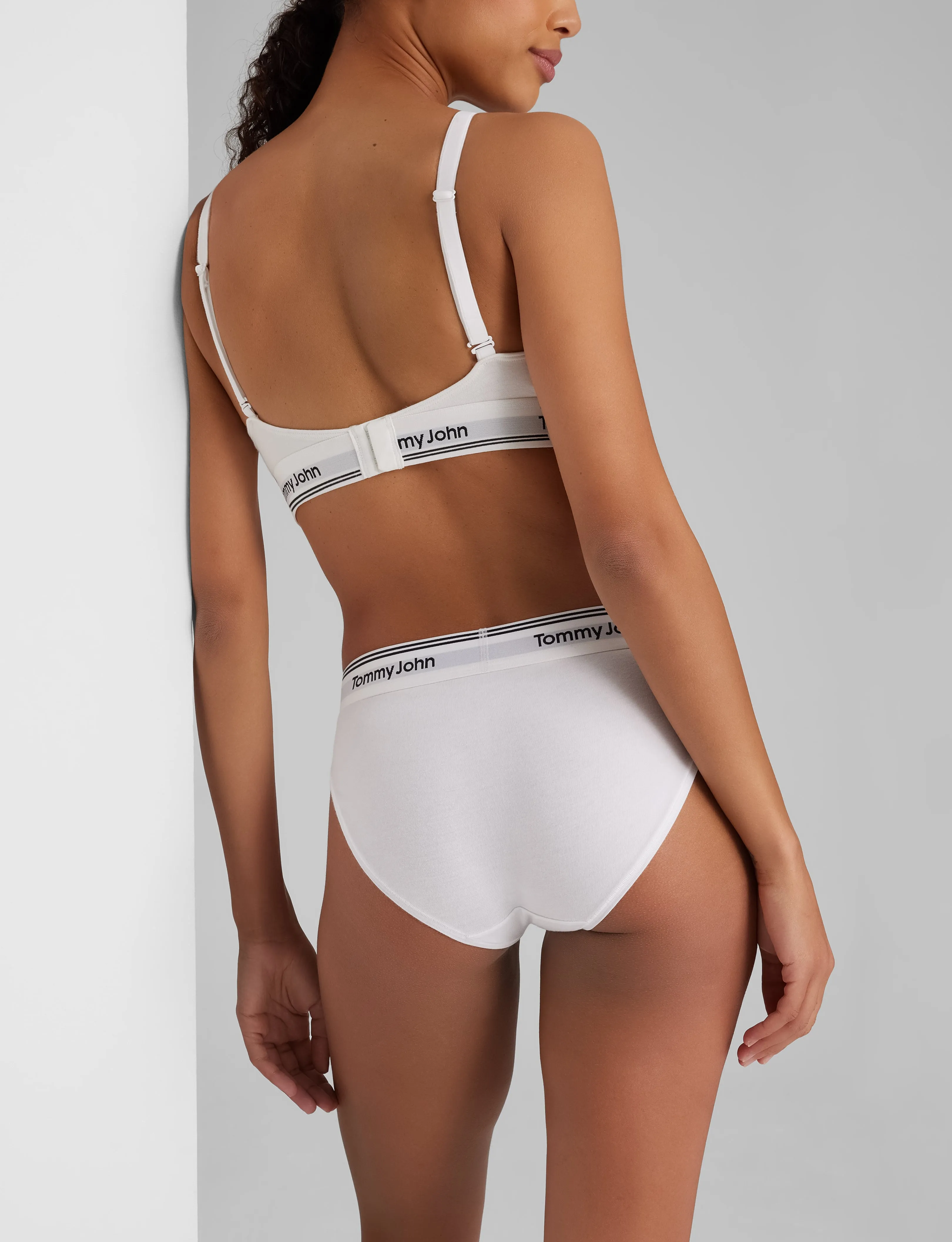 Signature Cotton Triangle Bralette & Bikini Set