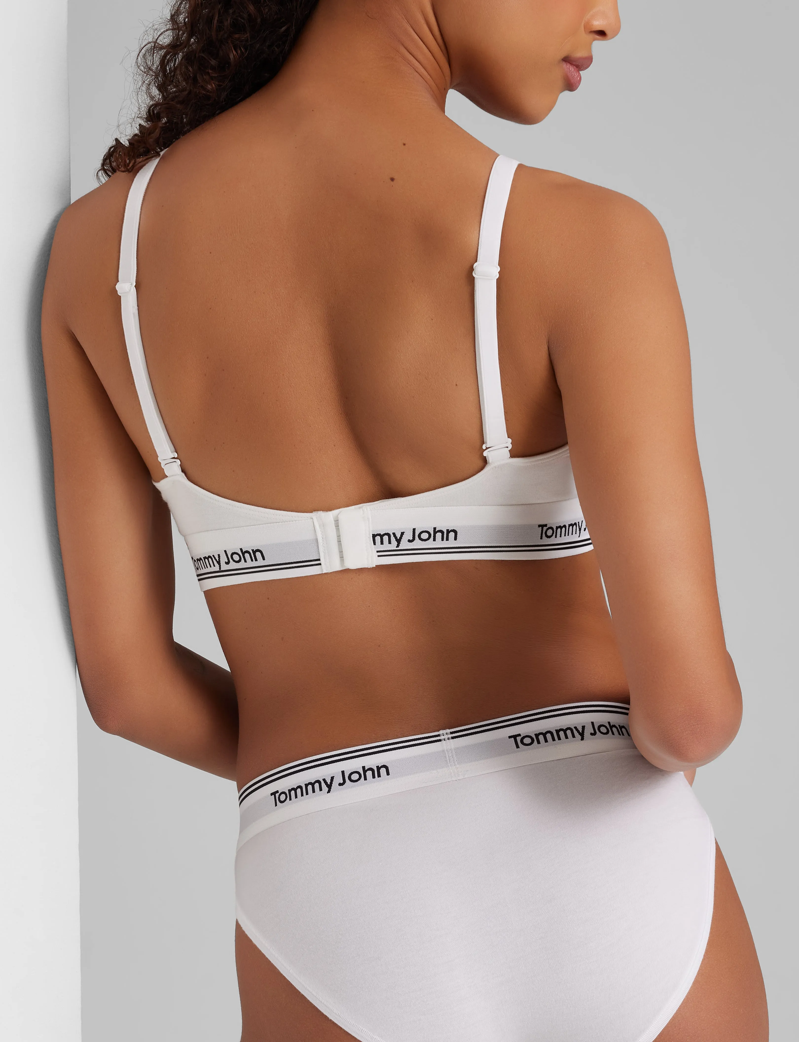 Signature Cotton Triangle Bralette & Bikini Set