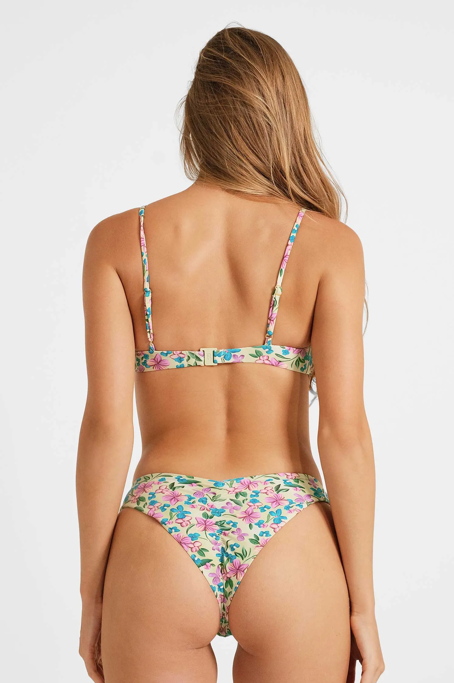 Sophia Ruched Cheeky Bottoms / Como La Flor FINAL SALE