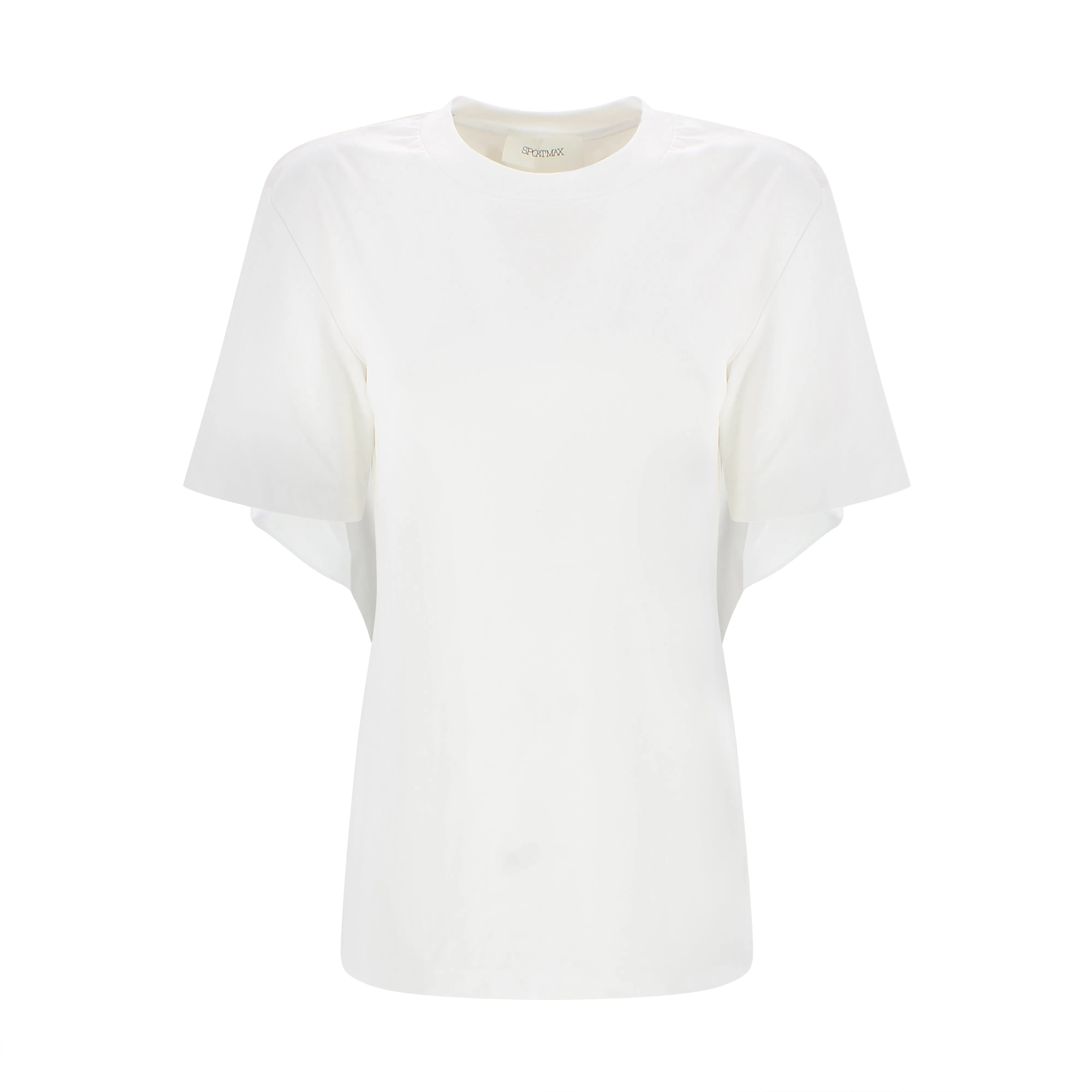 Sportmax Ruffled Crewneck T-Shirt