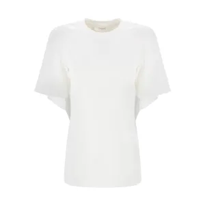 Sportmax Ruffled Crewneck T-Shirt