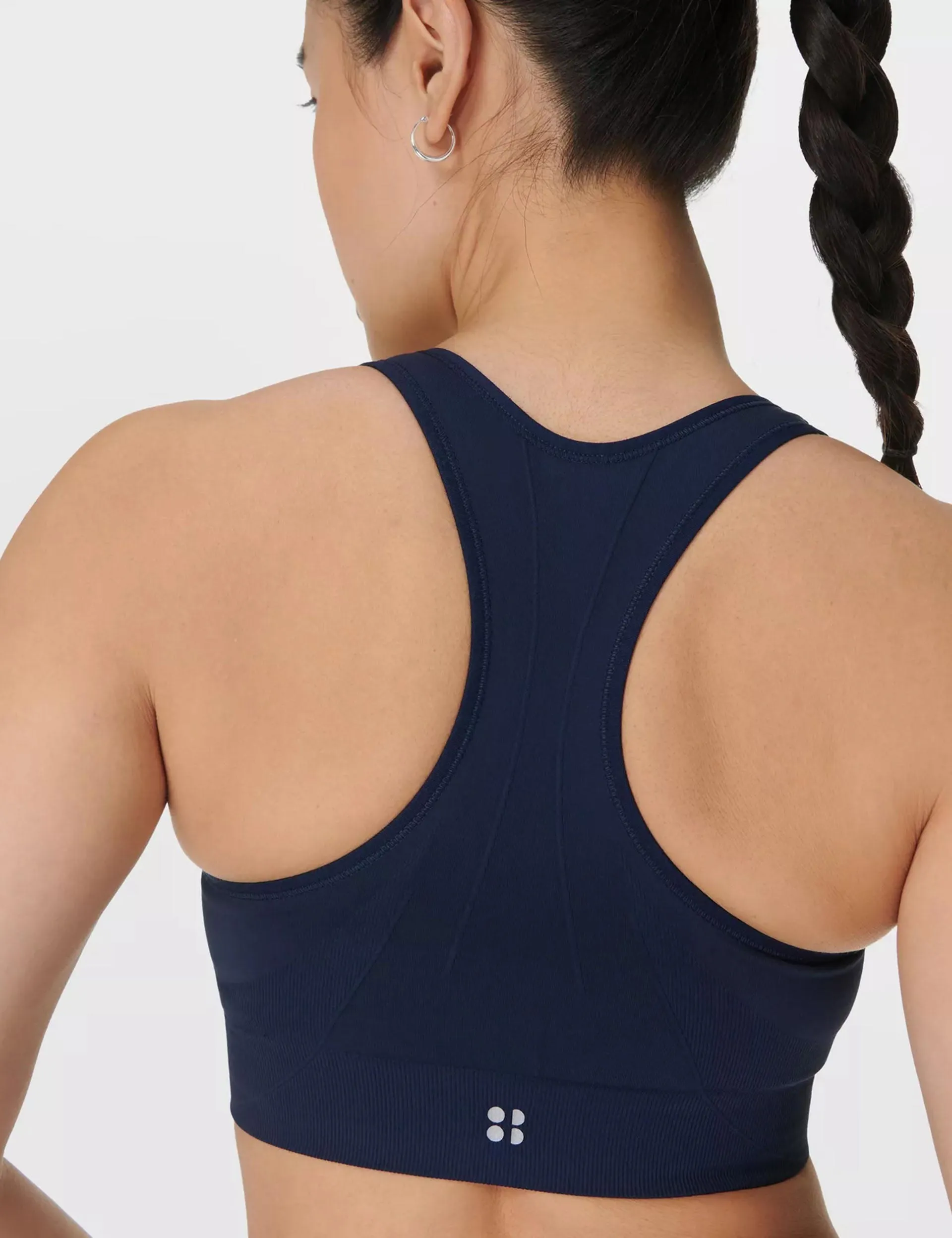 Stamina Seamless Sports Bra - Navy Blue