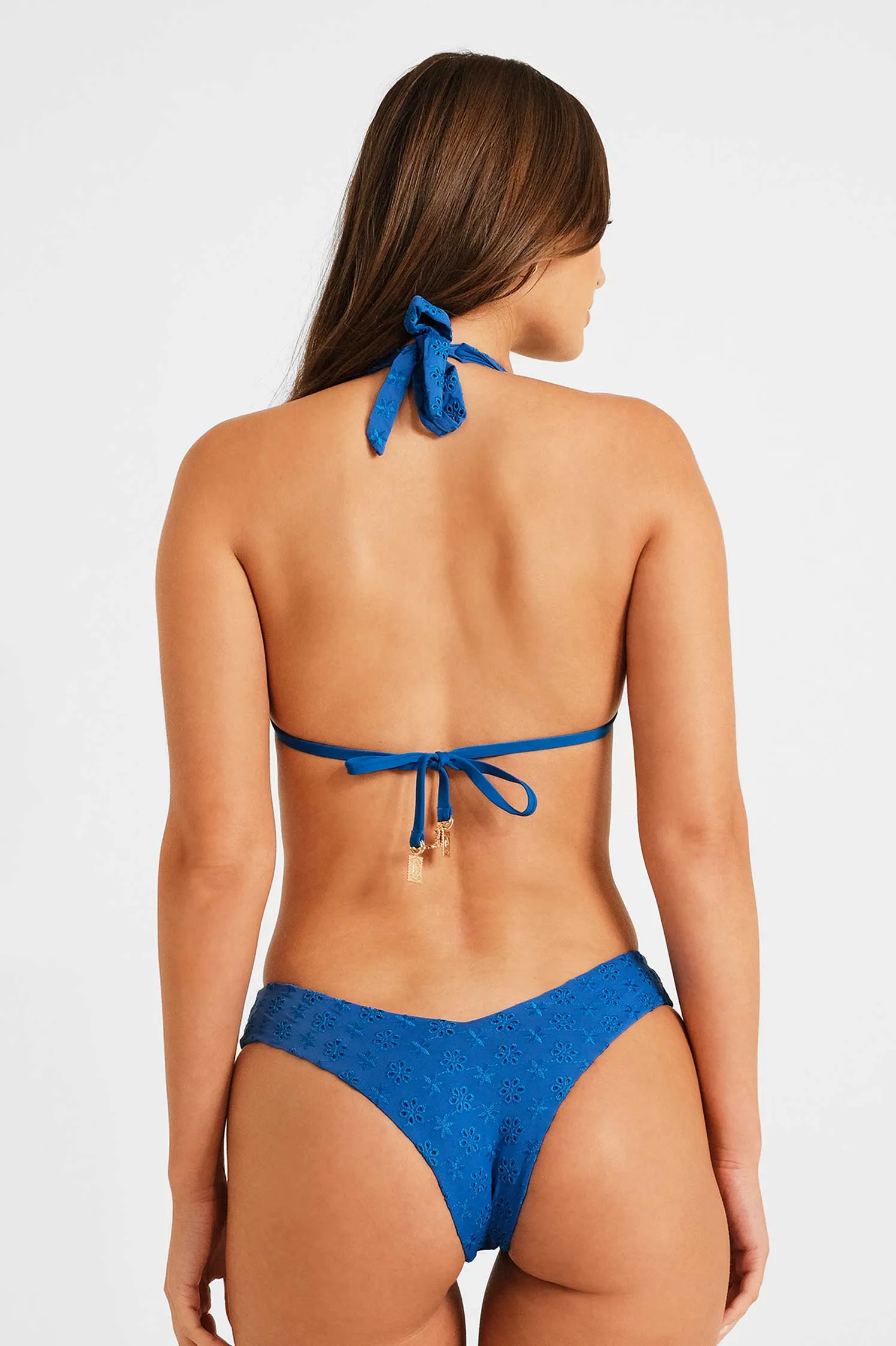 Stassy Cheeky Bottoms / Sapphire Eyelet FINAL SALE