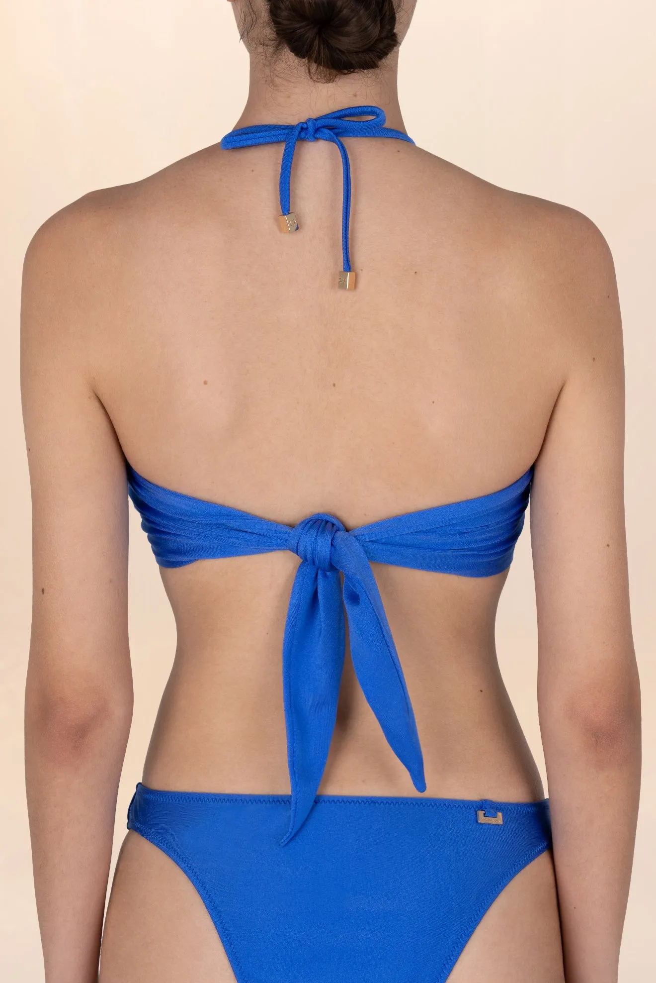 Strapless Bikini Top Oltremare Blue