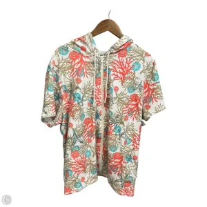 Swimwear Cover-up By Clothes Mentor In Tropical Print, Size: 2x