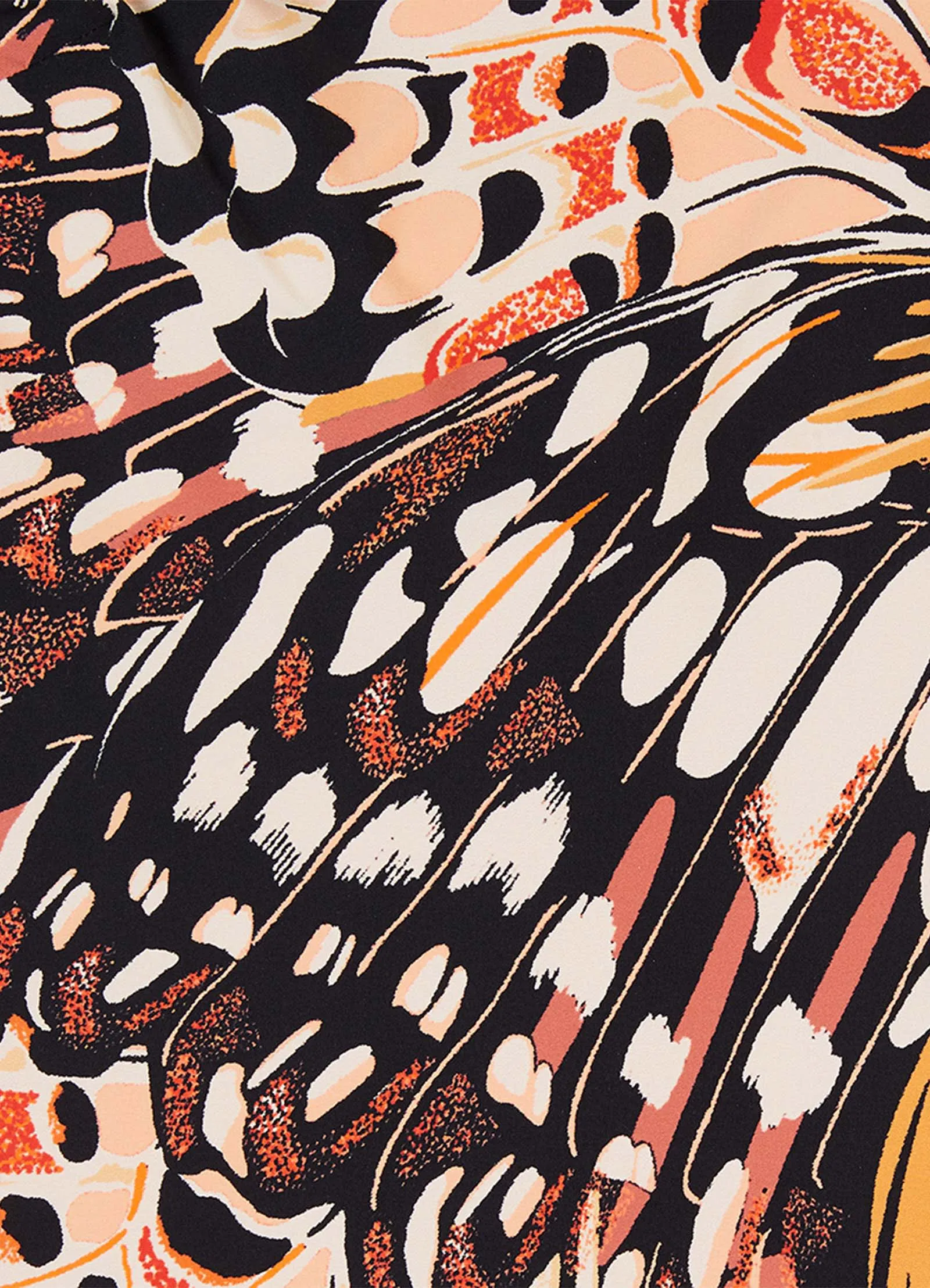 Take Flight Wrap Front F Cup Bra - Mandarin
