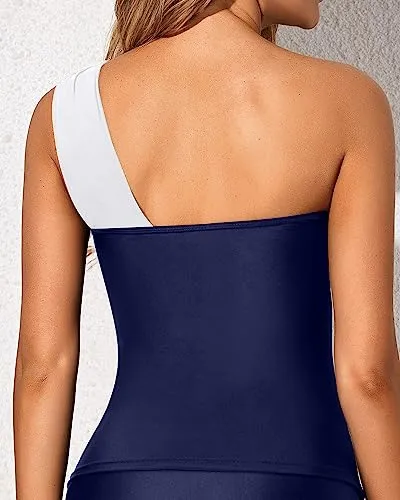 Tankini Top Sexy Ruched Swim Tops