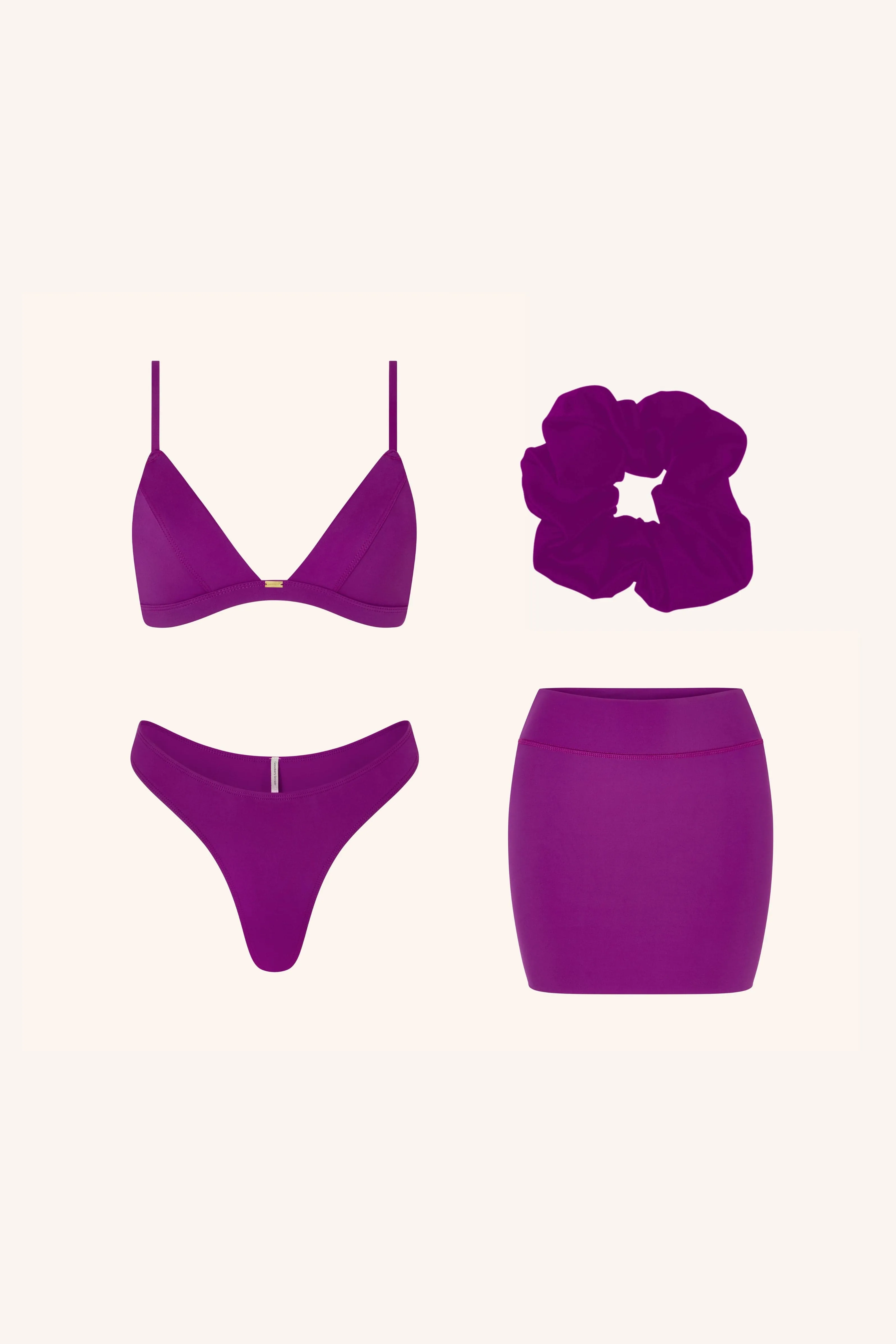 Triangle Bikini   Skirt