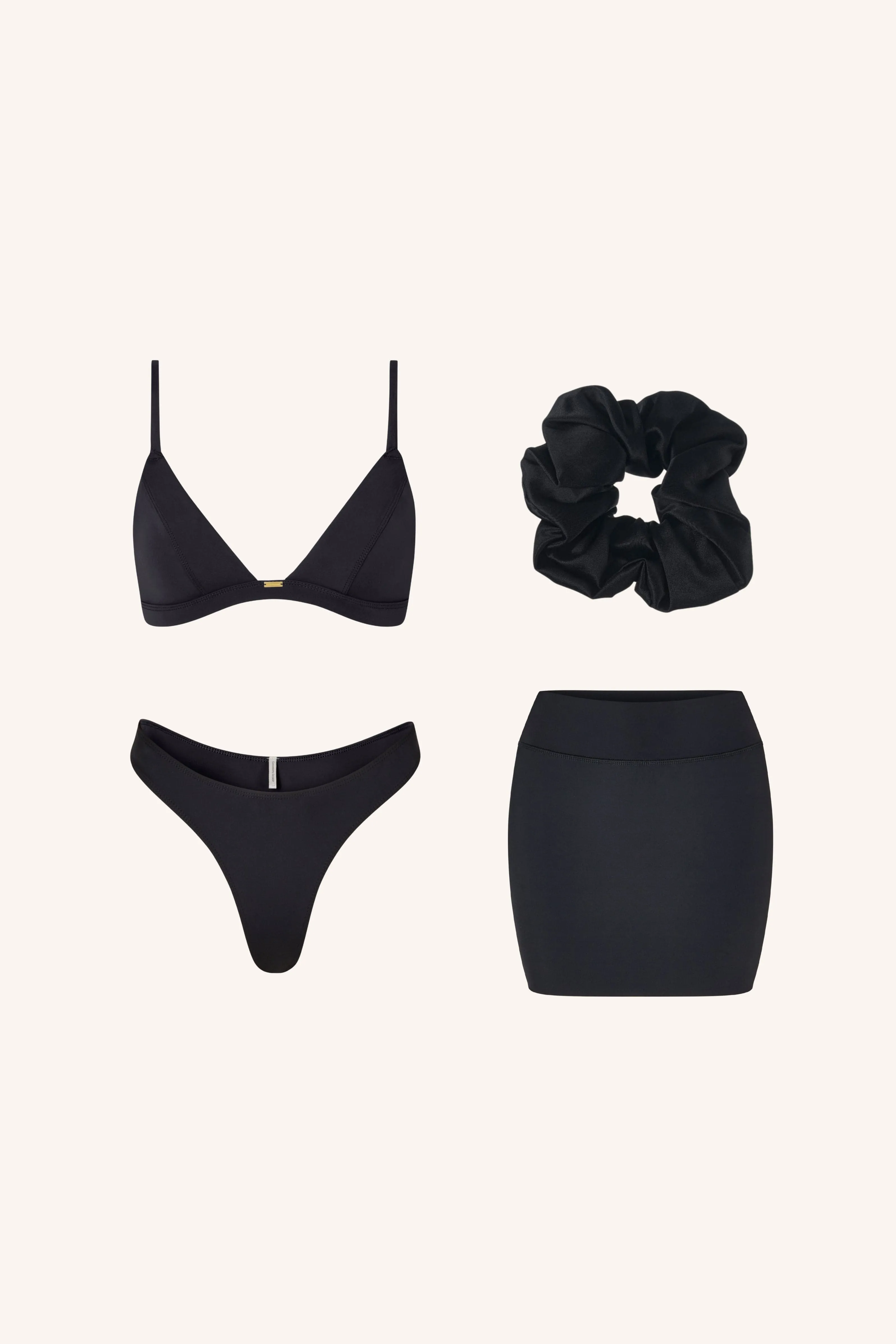 Triangle Bikini   Skirt