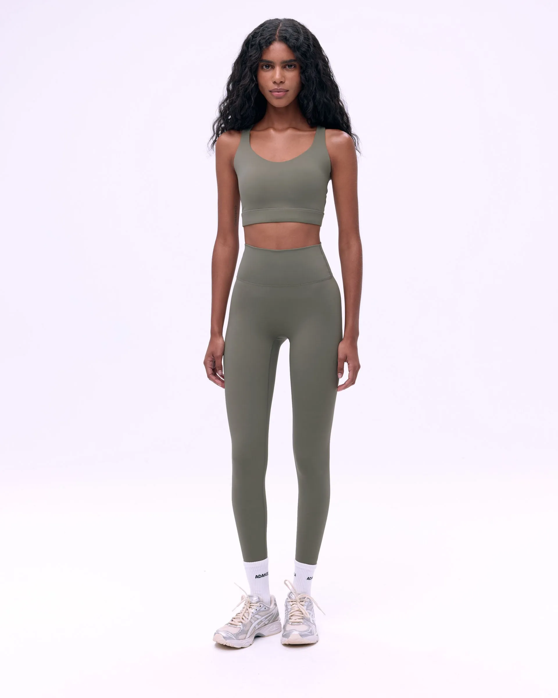 Ultimate Cross Back Bra - Olive Green