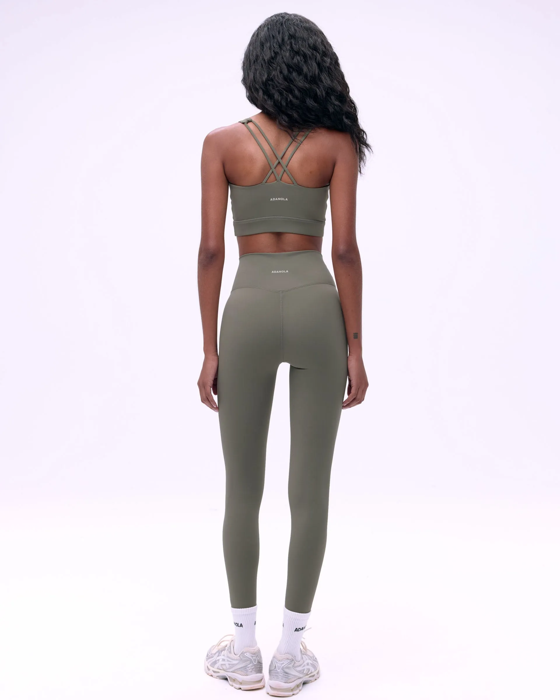 Ultimate Cross Back Bra - Olive Green