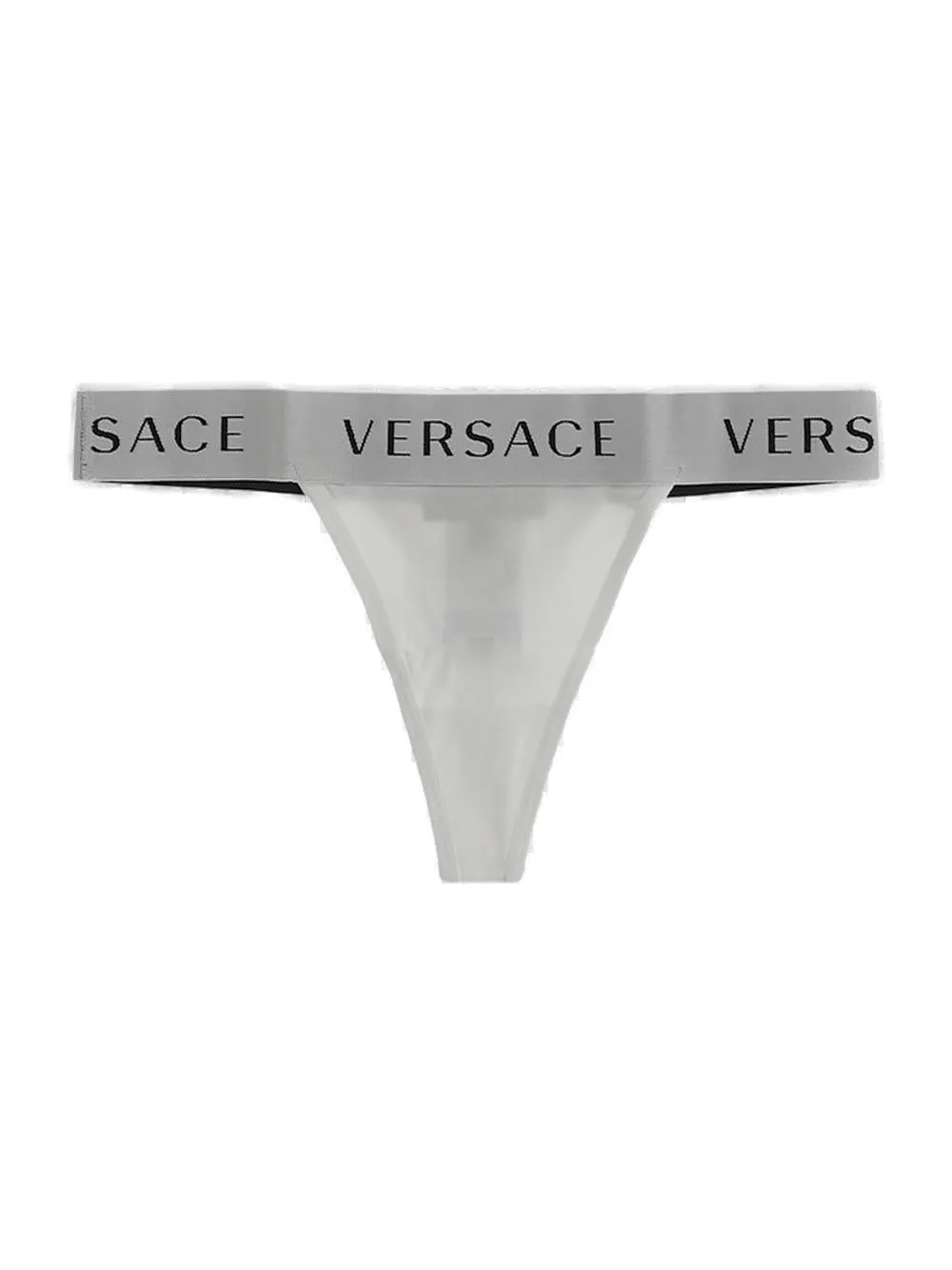 Versace Logo Waistband Thongs
