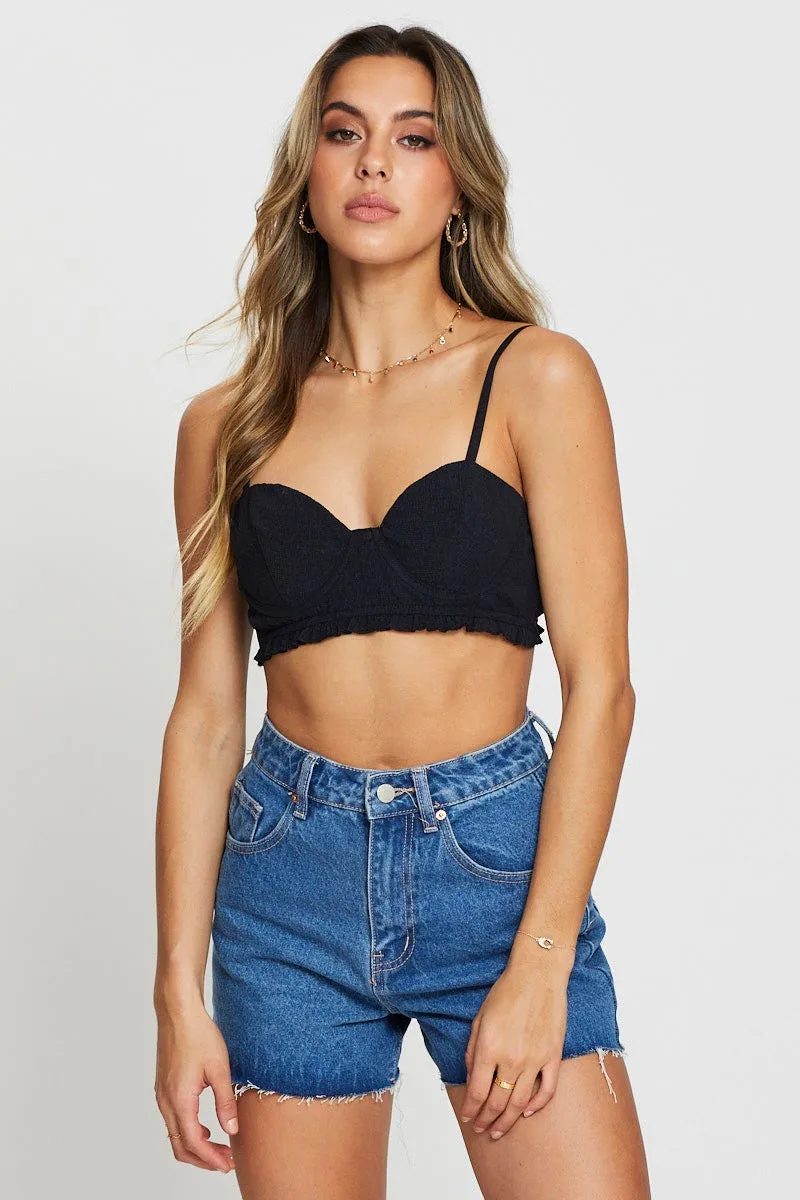 White Crop Bralette
