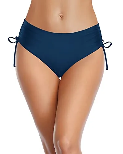 Women Bikini Bottoms Side Tie Adjustable Swimsuit Cheeky Swim Bottom