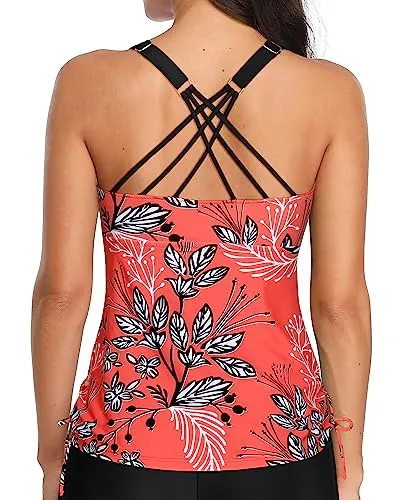 Women'S Tummy Control Tankini Tops