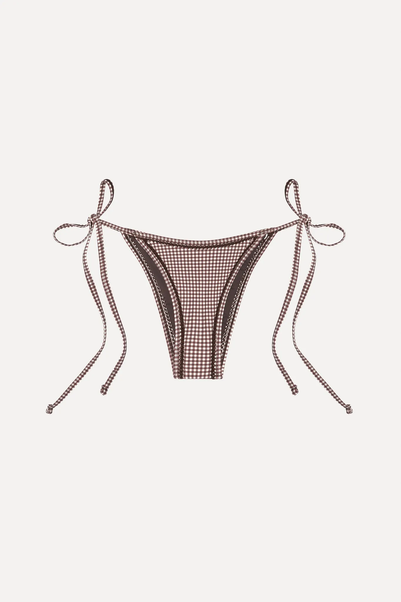 x BELLA HADID Mackenzie String Bikini Bottom - Dream Gingham